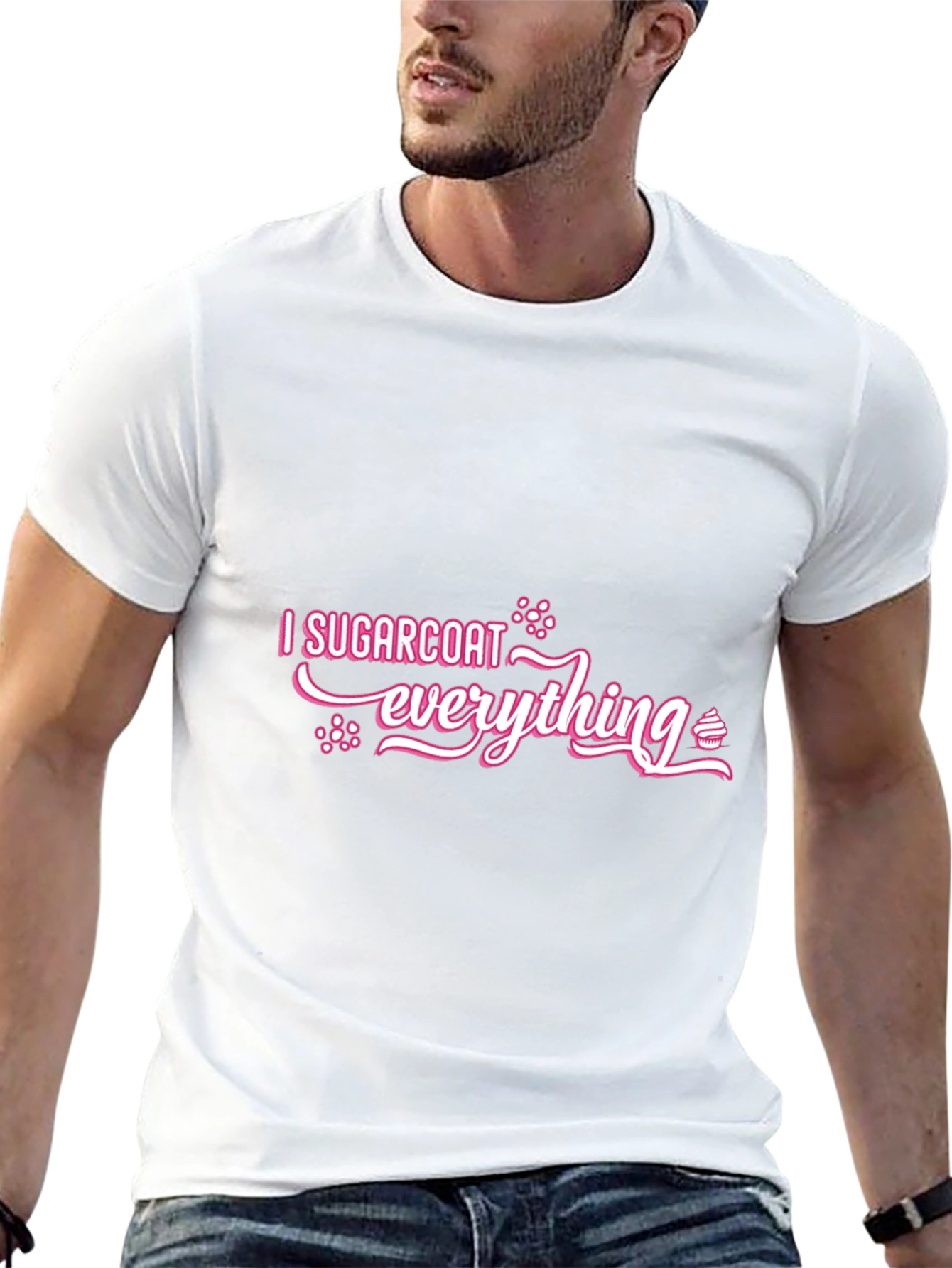 Camiseta Negra I Sugarcoat Everything