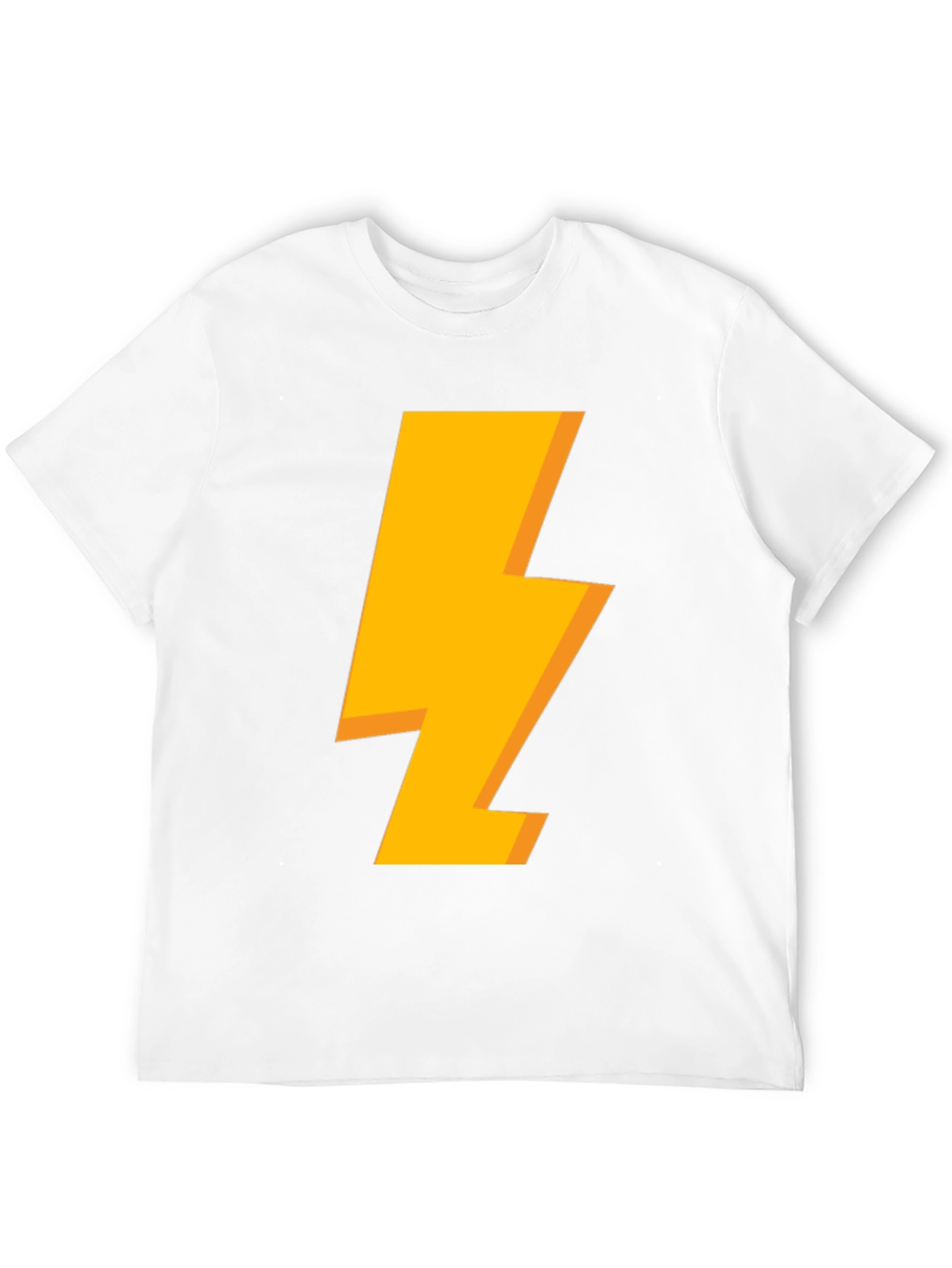 Camiseta Negra con Rayo Amarillo
