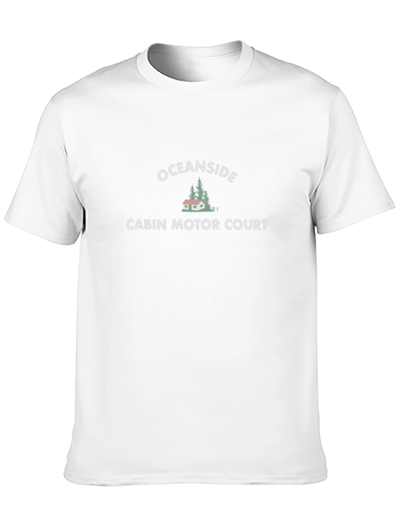 Camiseta Negra Oceanside Cabin Motor Court