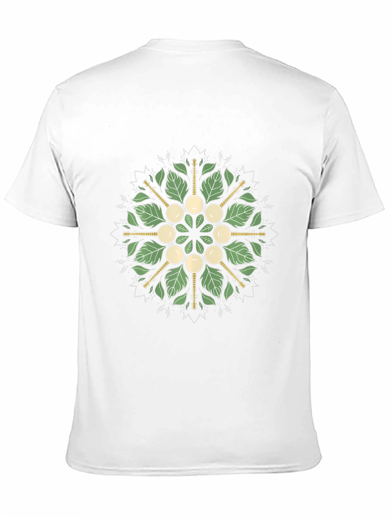 Camiseta Negra con Diseño Mandala de Banyo