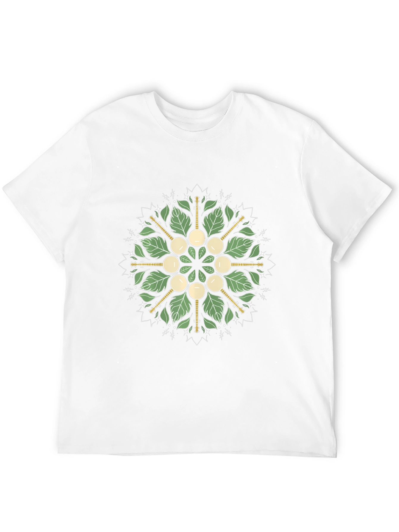 Camiseta Negra con Diseño Mandala de Banyo