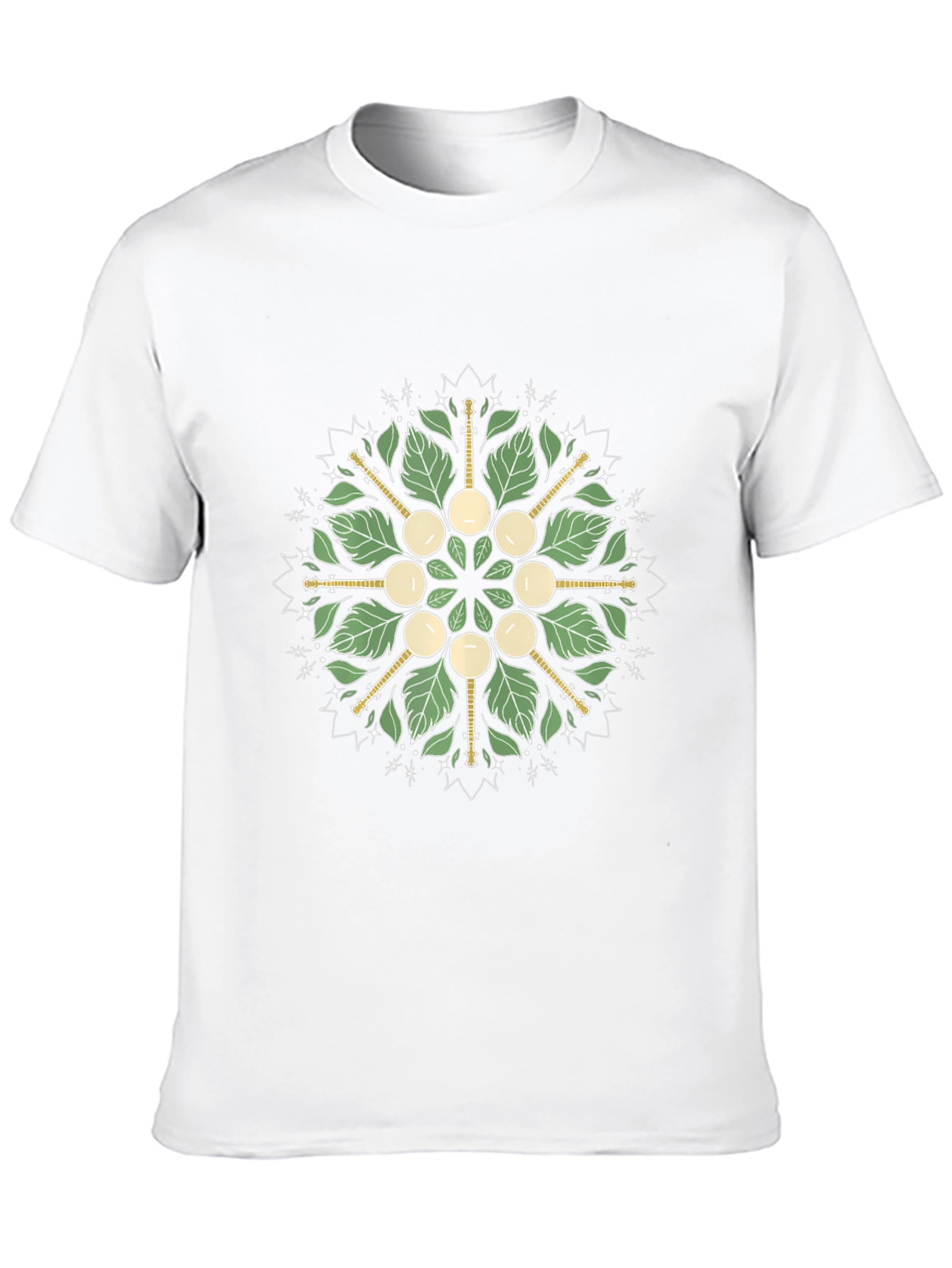 Camiseta Negra con Diseño Mandala de Banyo