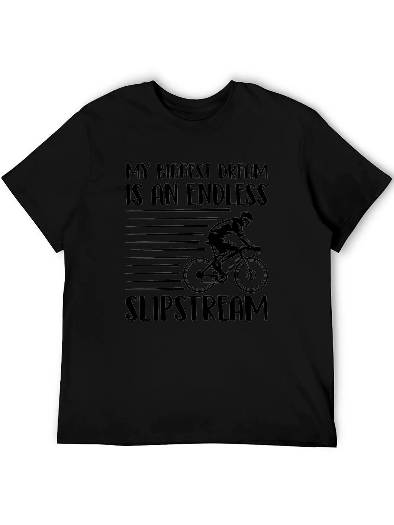 Camiseta Negra Ciclismo: Mi Sueño Slipstream Infinito