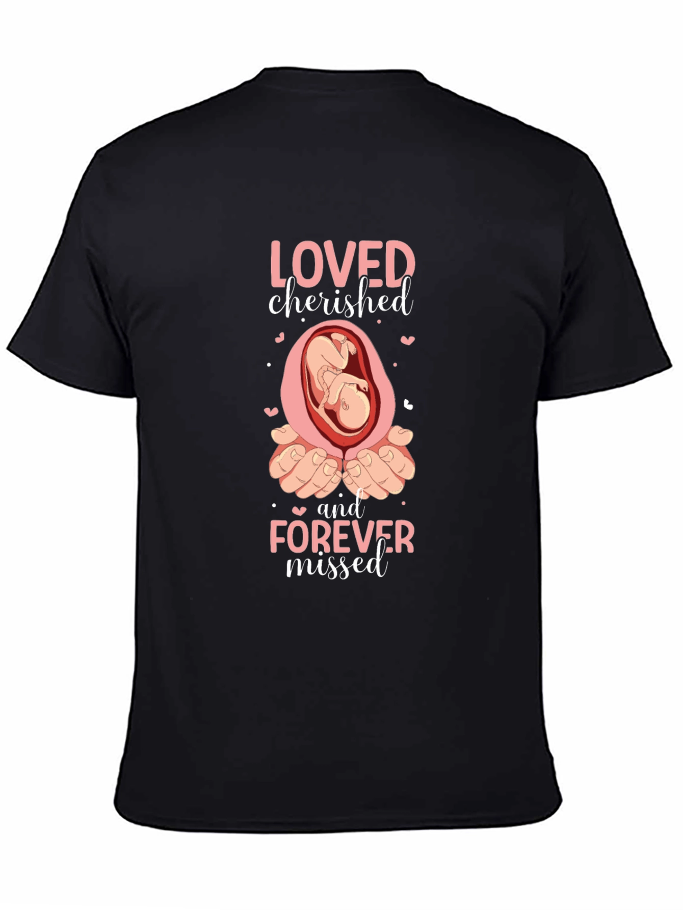 Camiseta Negra: Amado Atesorado y Extrañado Siempre