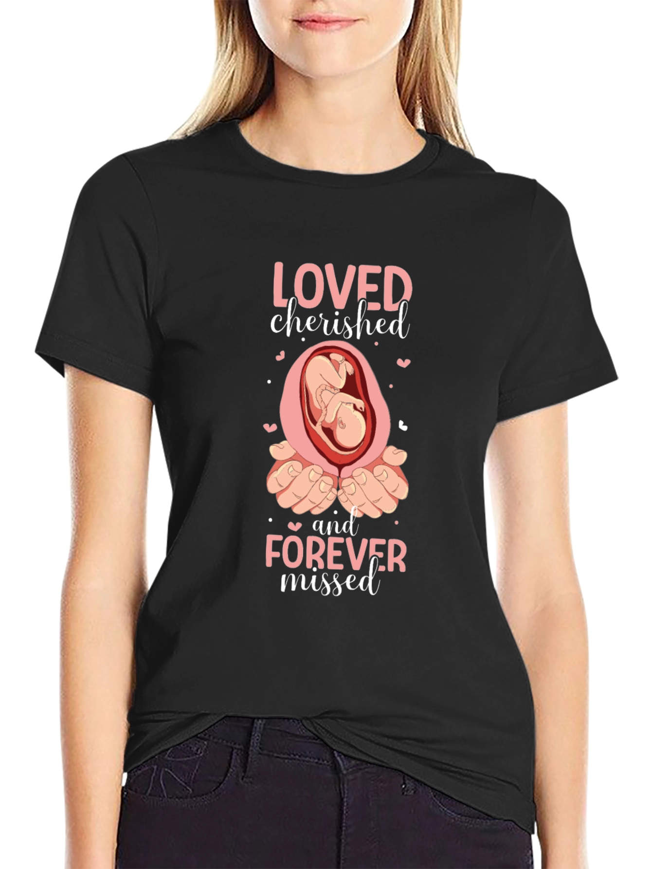 Camiseta Negra: Amado Atesorado y Extrañado Siempre