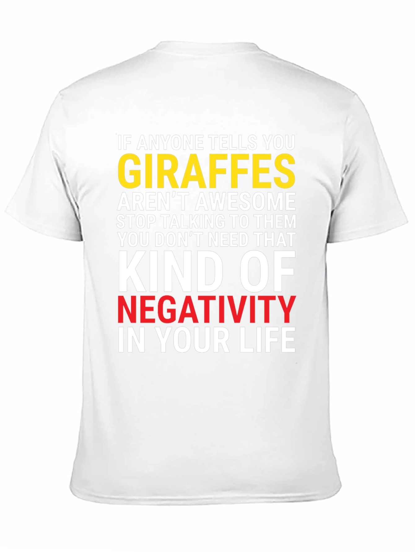 Camiseta Gráfica: ¡Si Alguien Critica a las Jirafas Adiós!