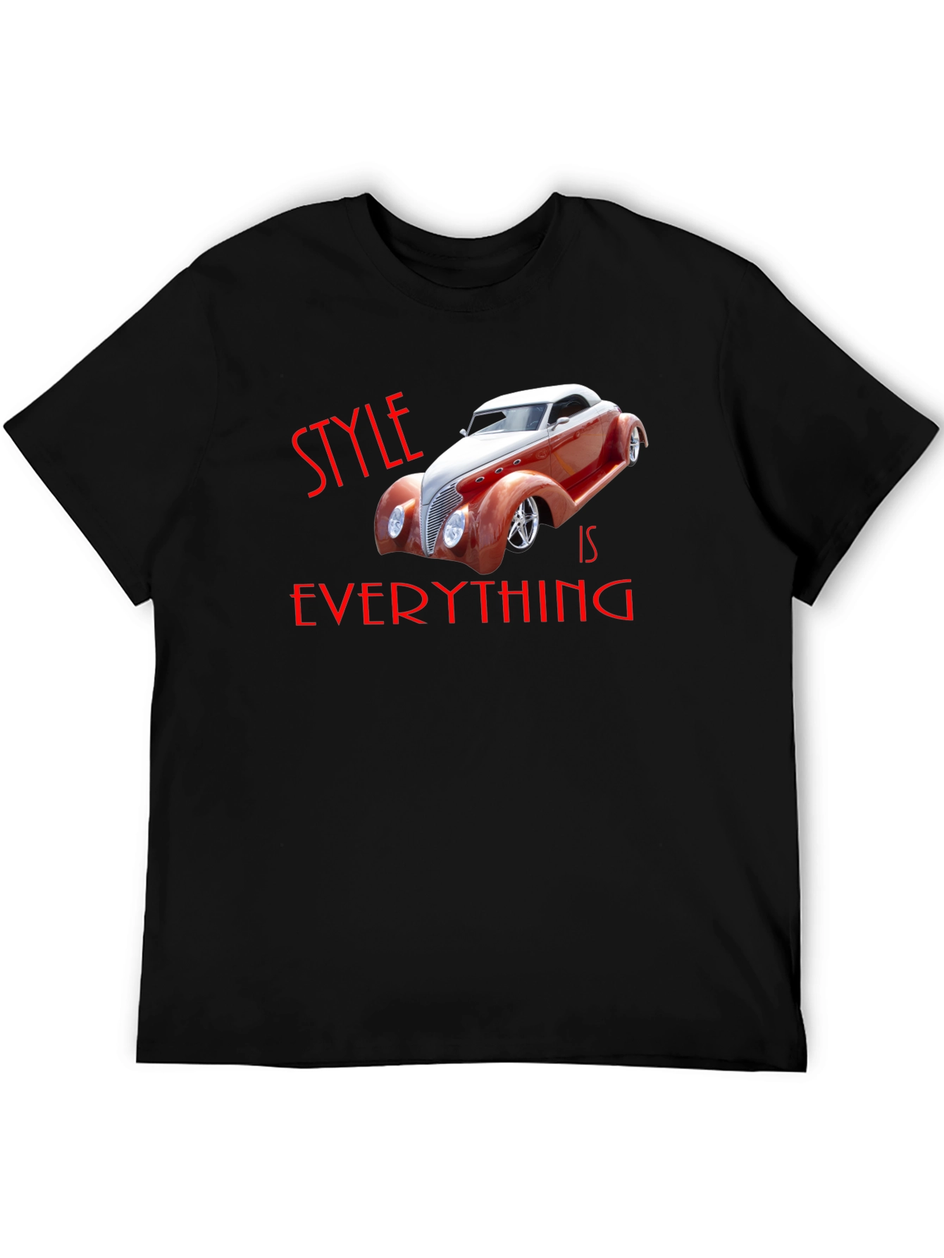 Camiseta Negra Style is Everything Coche Clásico