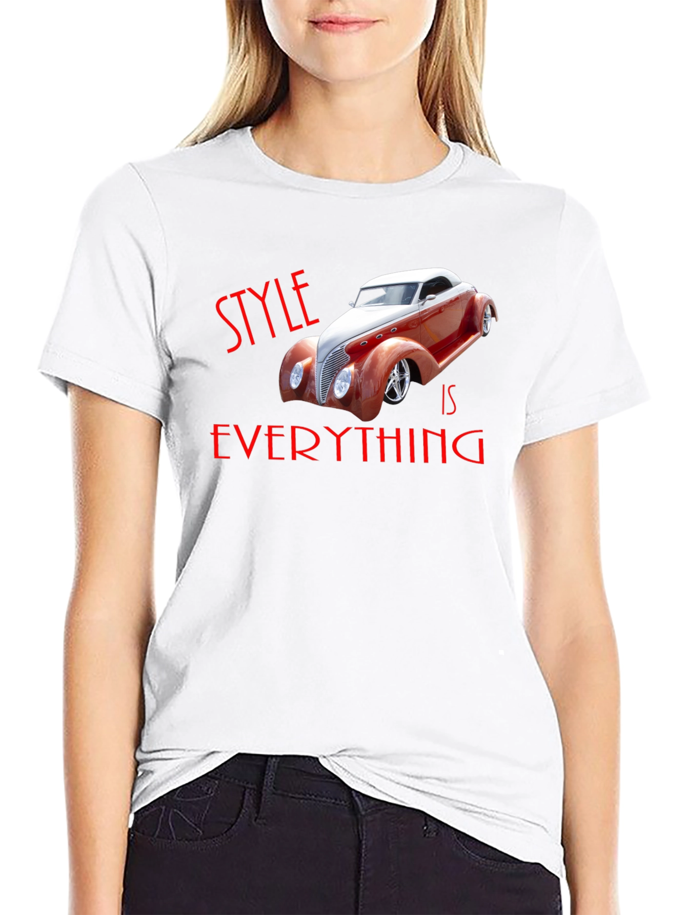Camiseta Negra Style is Everything Coche Clásico