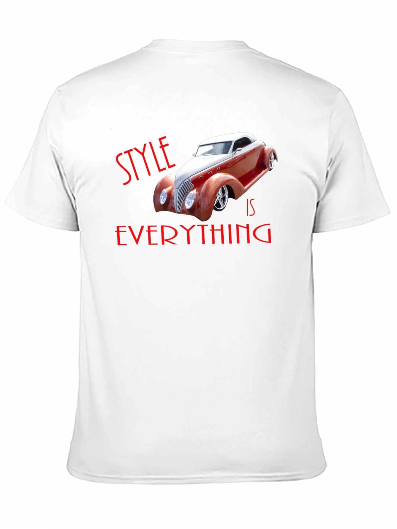 Camiseta Negra Style is Everything Coche Clásico