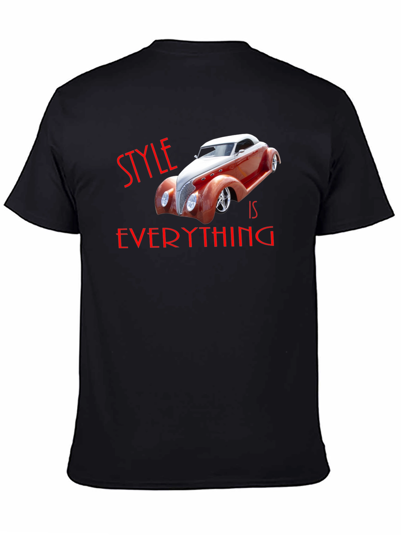 Camiseta Negra Style is Everything Coche Clásico