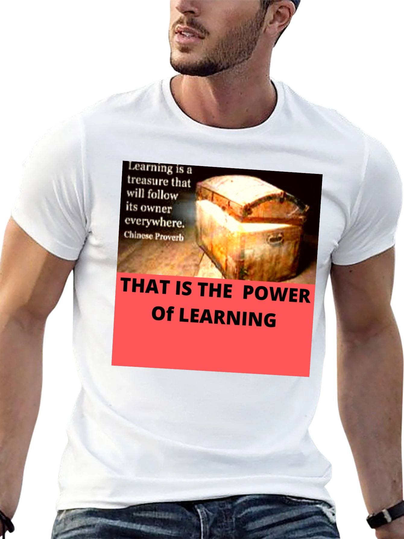 Camiseta Negra: El Poder del Aprendizaje