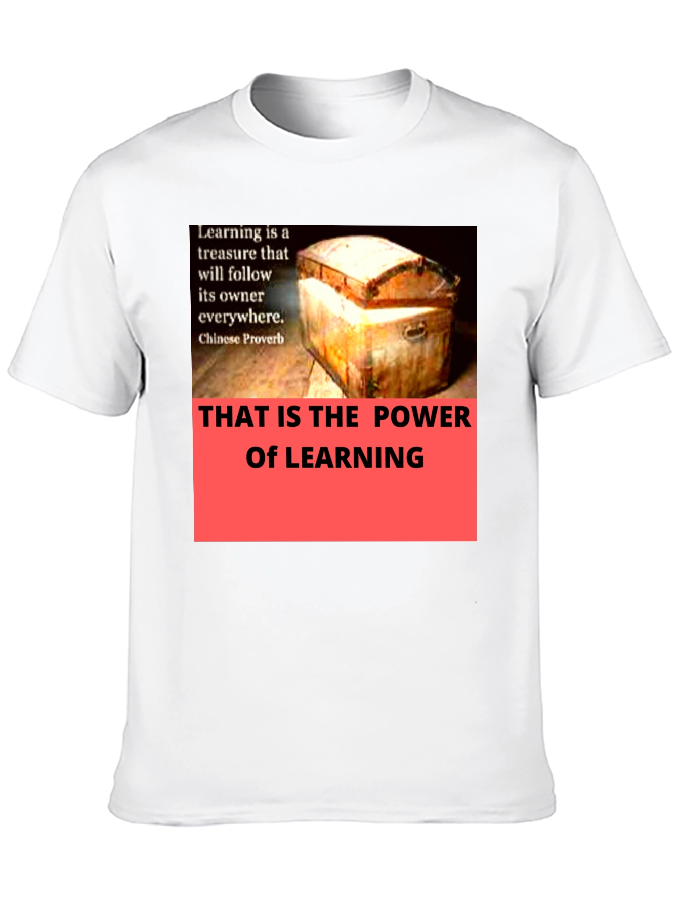 Camiseta Negra: El Poder del Aprendizaje