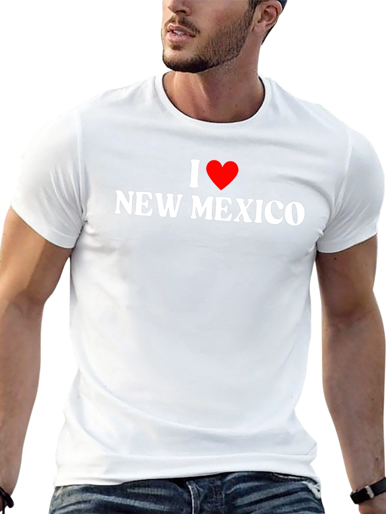 Camiseta Negra I ❤️ New Mexico