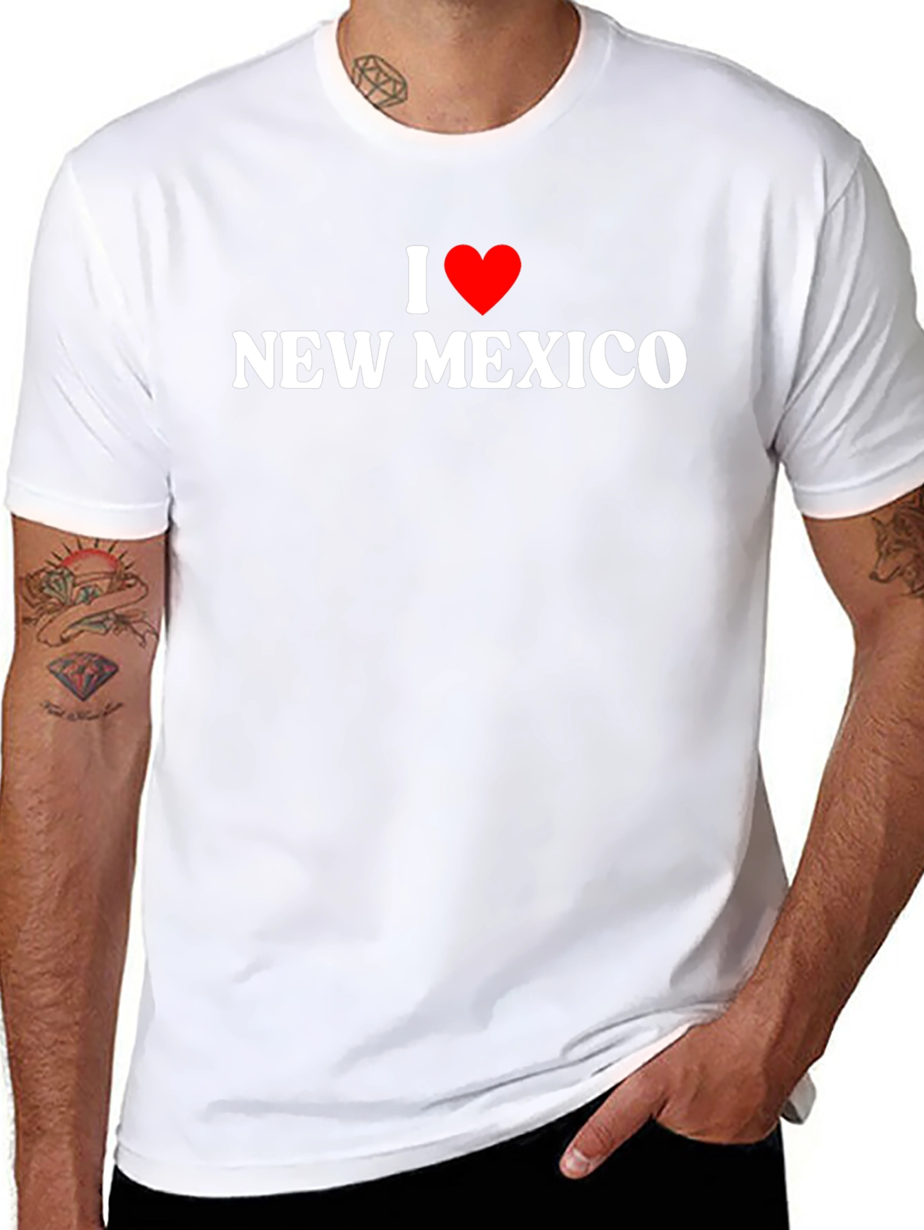 Camiseta Negra I ❤️ New Mexico