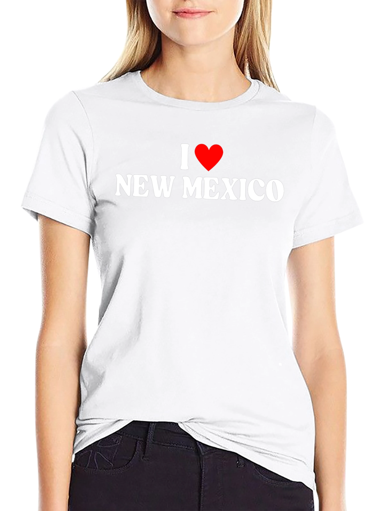 Camiseta Negra I ❤️ New Mexico