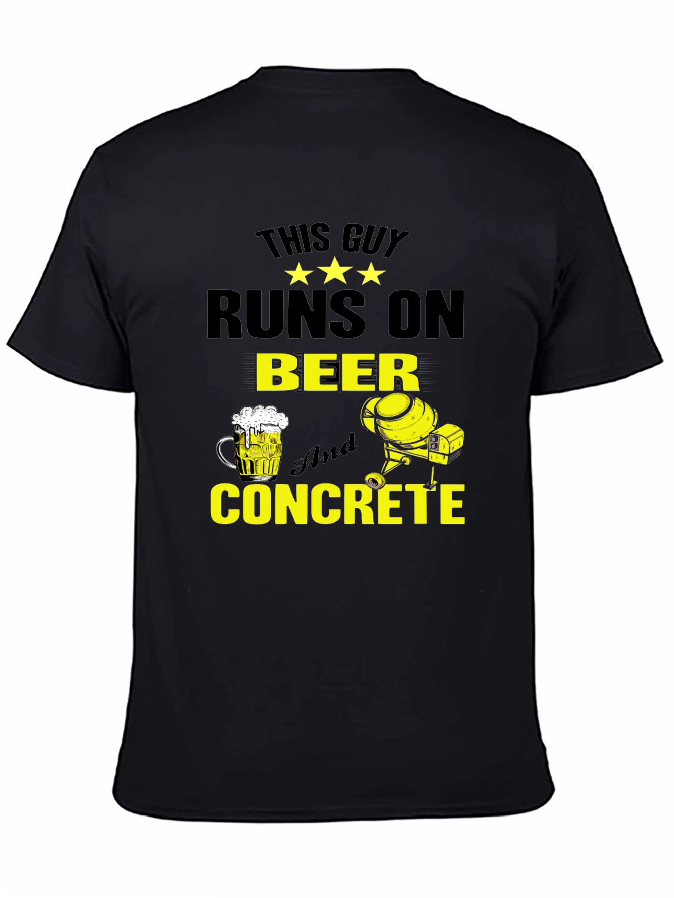 Camiseta Hombre: Cerveza y Concreto
