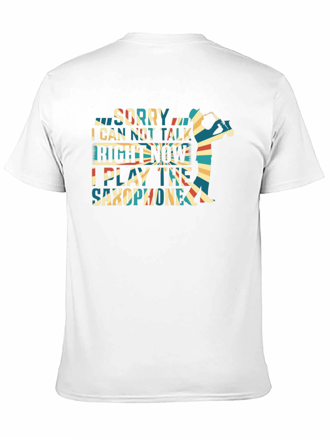 Camiseta Sorry I Can Not Talk de Saxofón