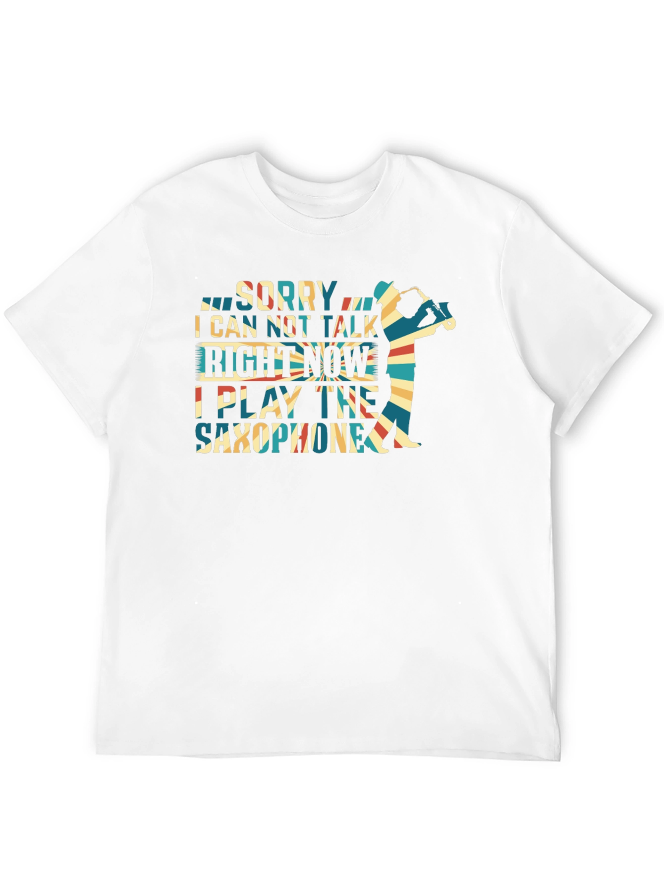 Camiseta Sorry I Can Not Talk de Saxofón