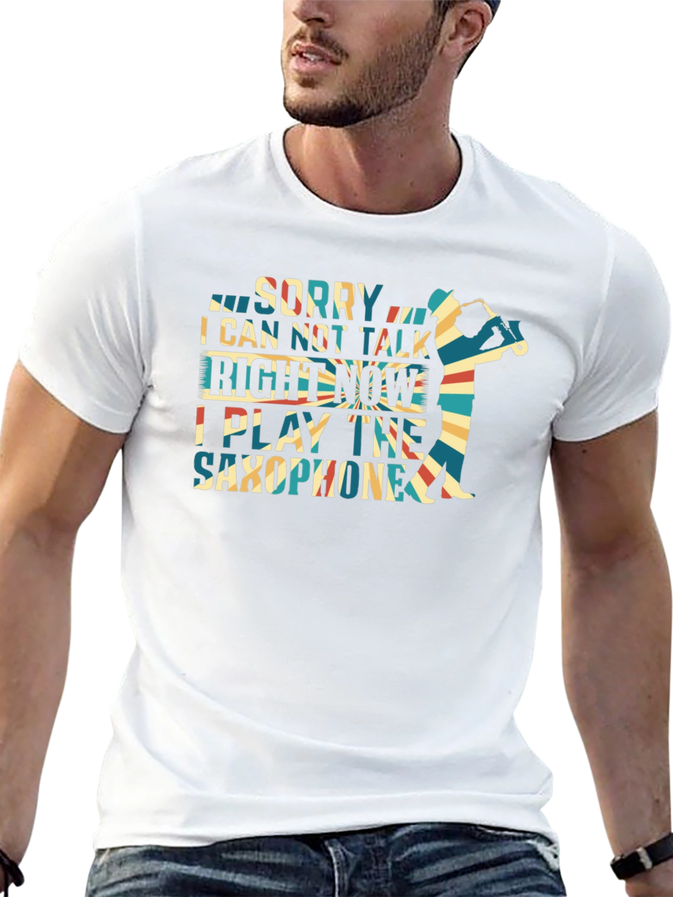 Camiseta Sorry I Can Not Talk de Saxofón