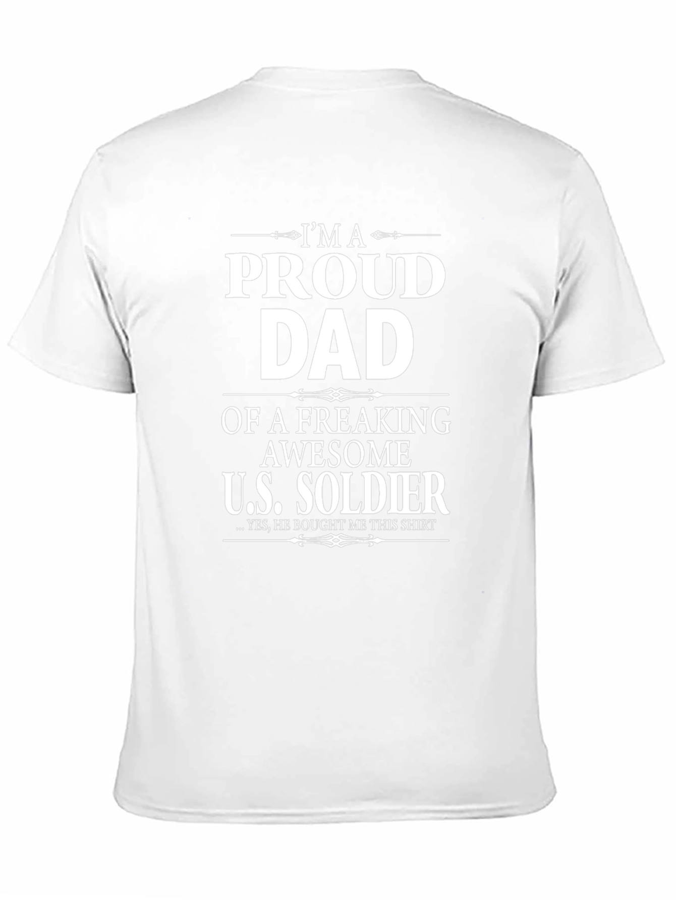 Camiseta Proud Dad of a U.S. Soldier