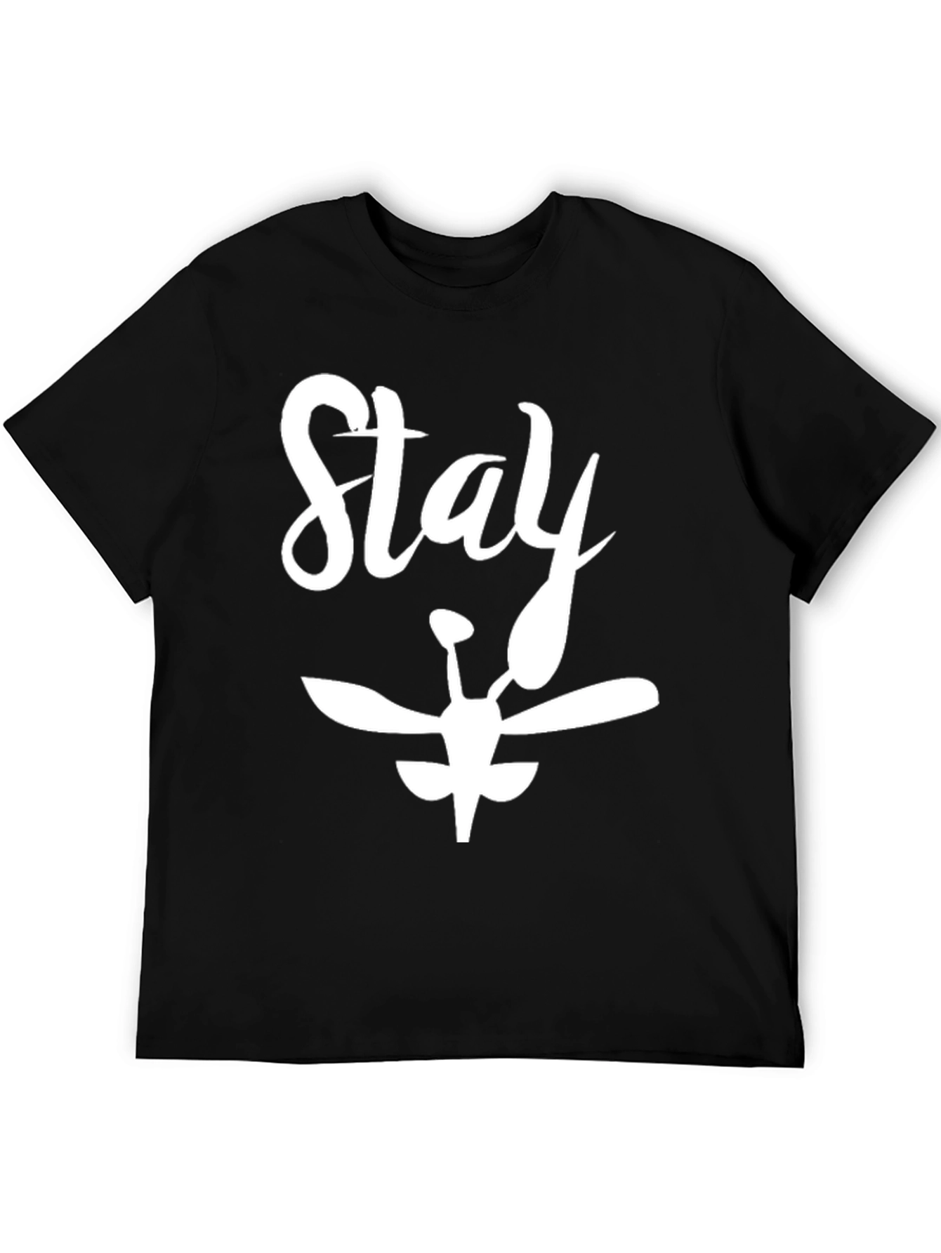 Camiseta Negra Stay para Hombre