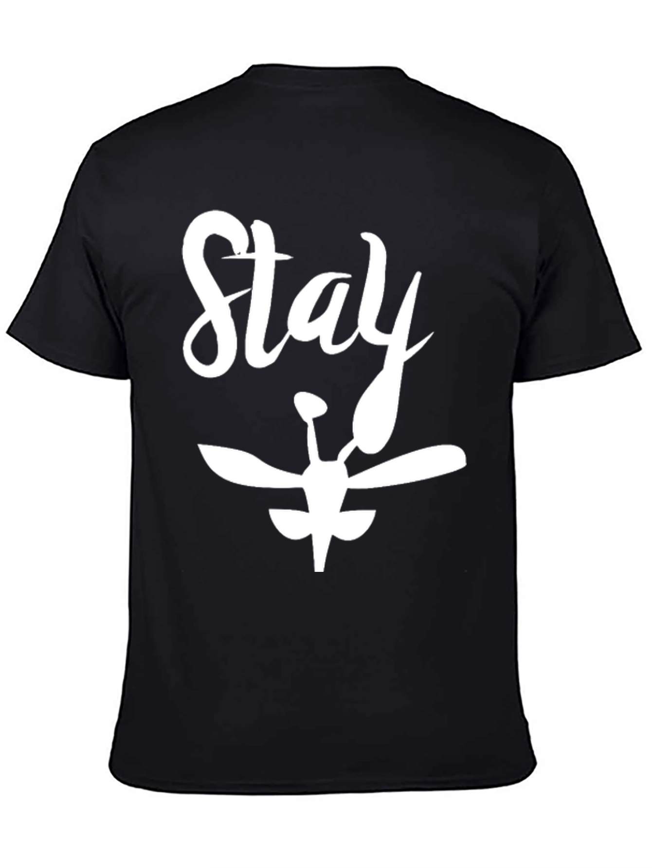 Camiseta Negra Stay para Hombre