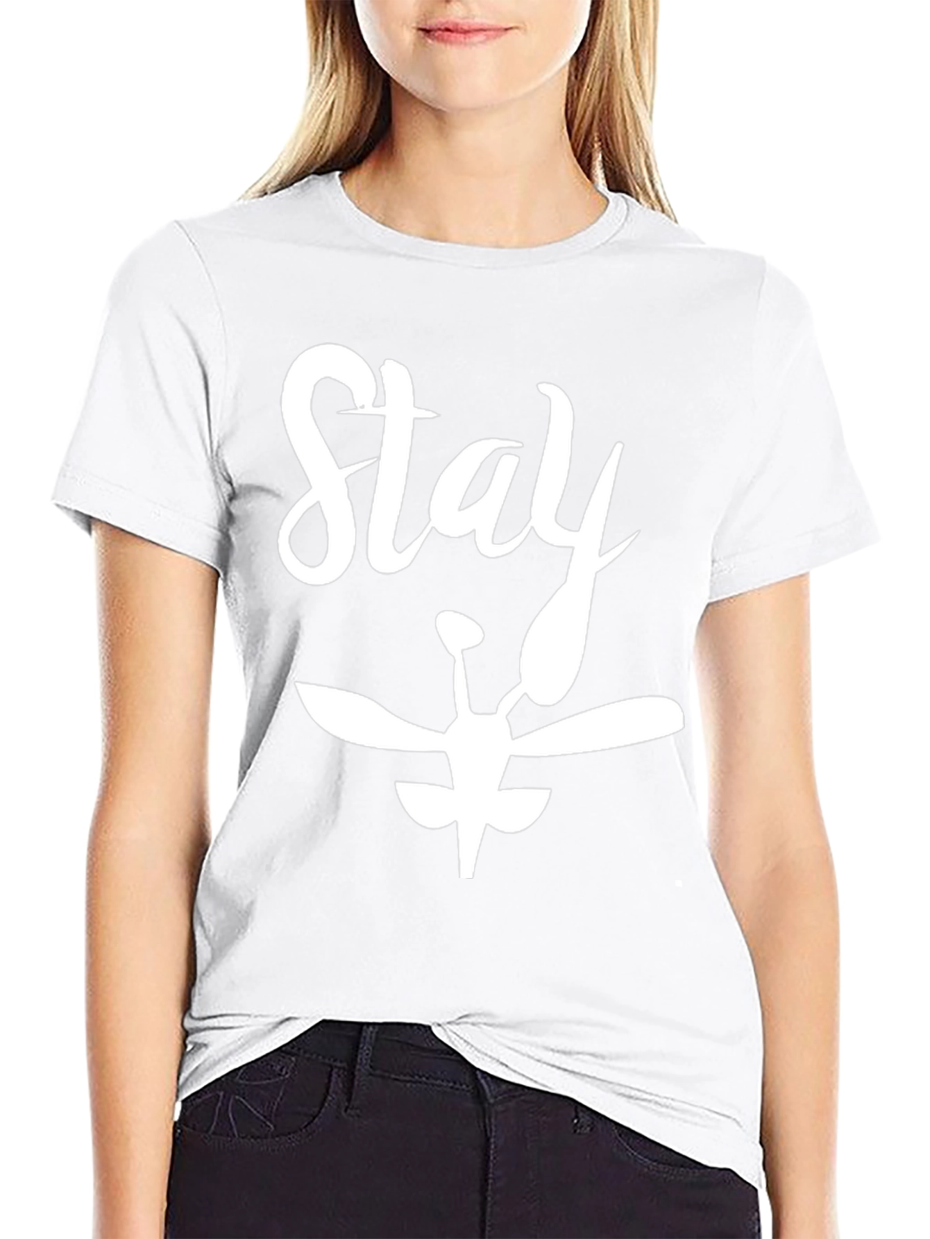Camiseta Negra Stay para Hombre