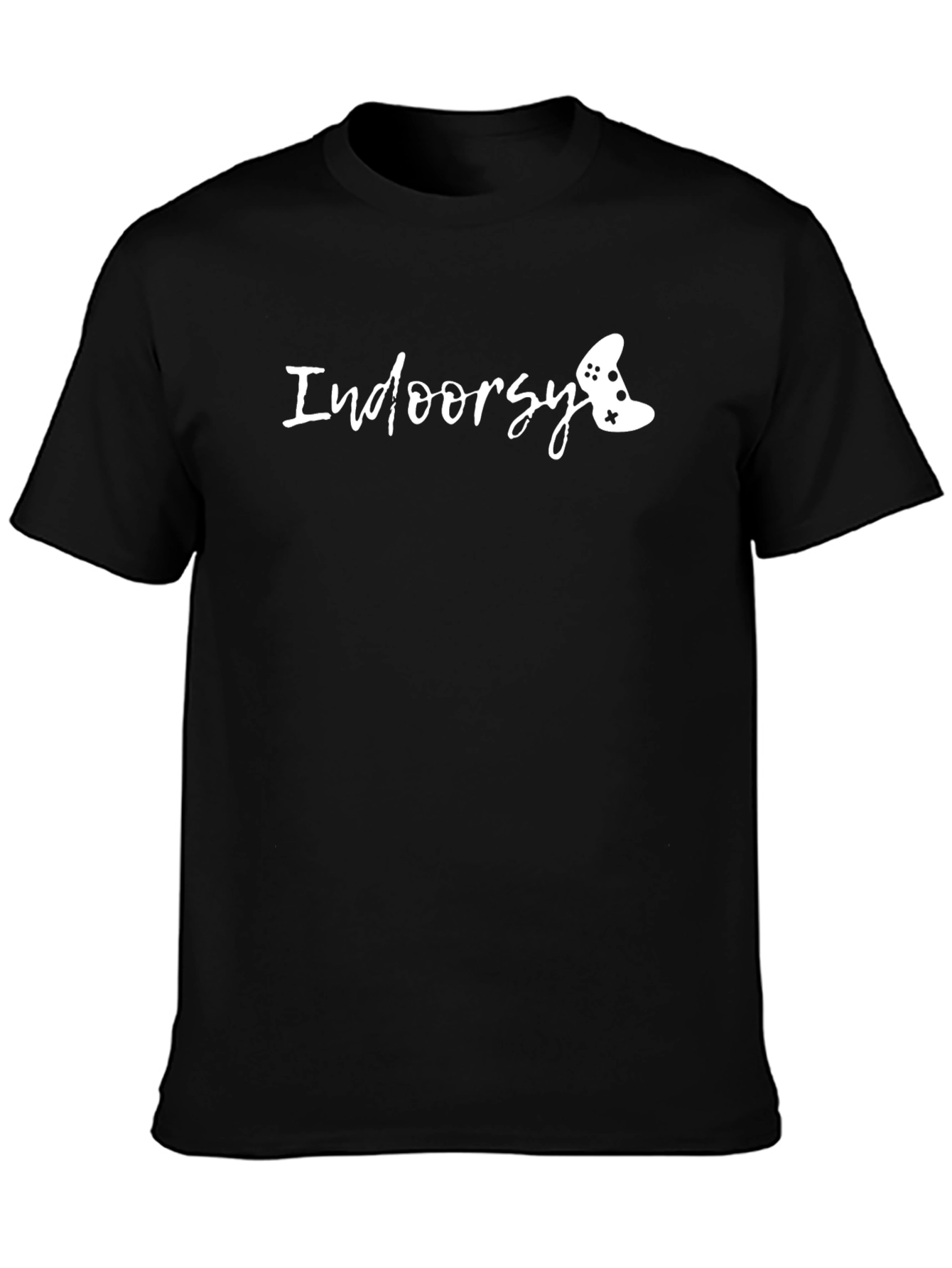 Camiseta Negra Indoorsy para Gamers