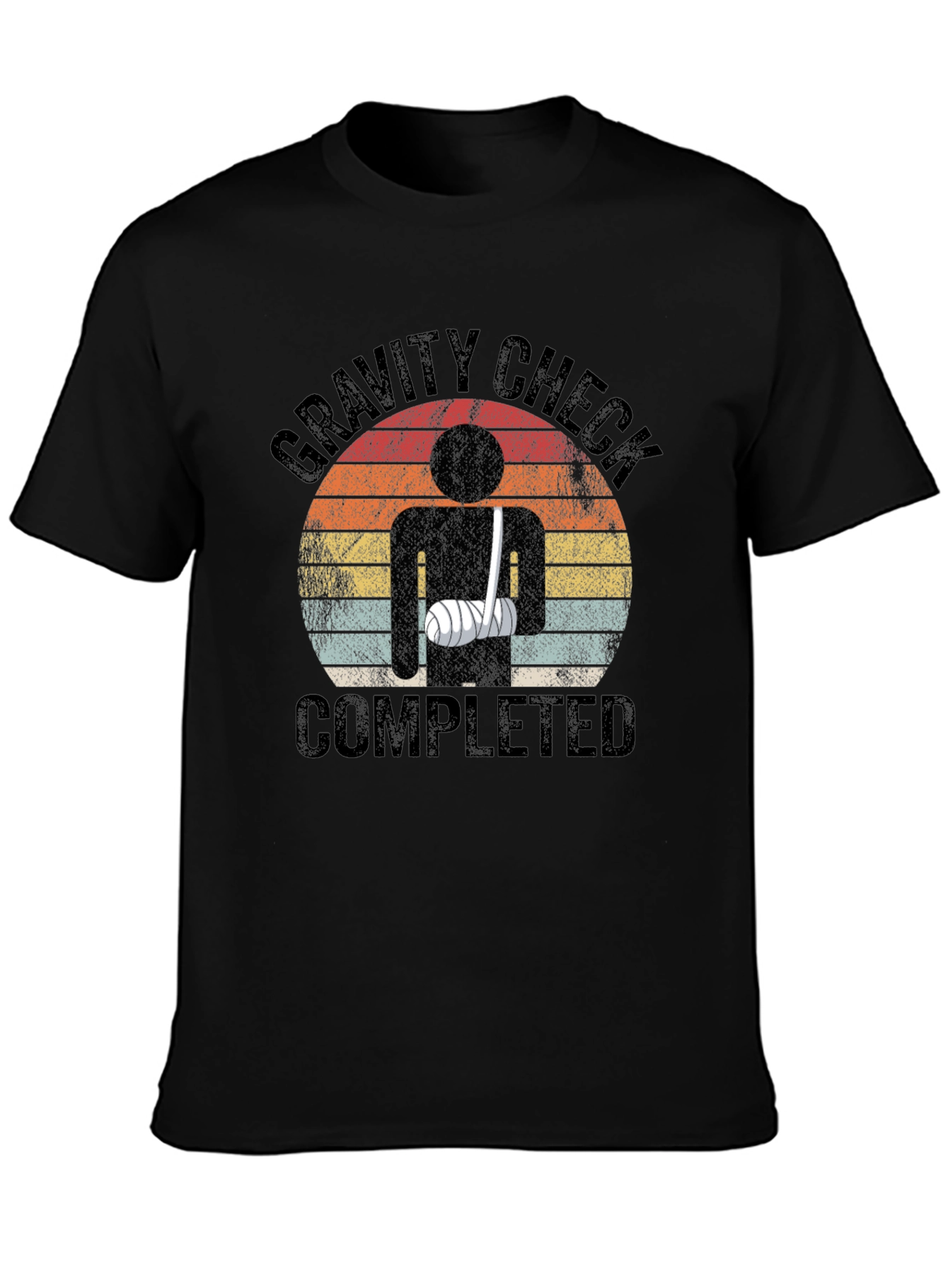 Camiseta Divertida Check Gravity Completed