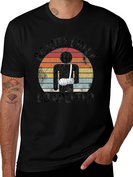 Camiseta Divertida Check Gravity Completed