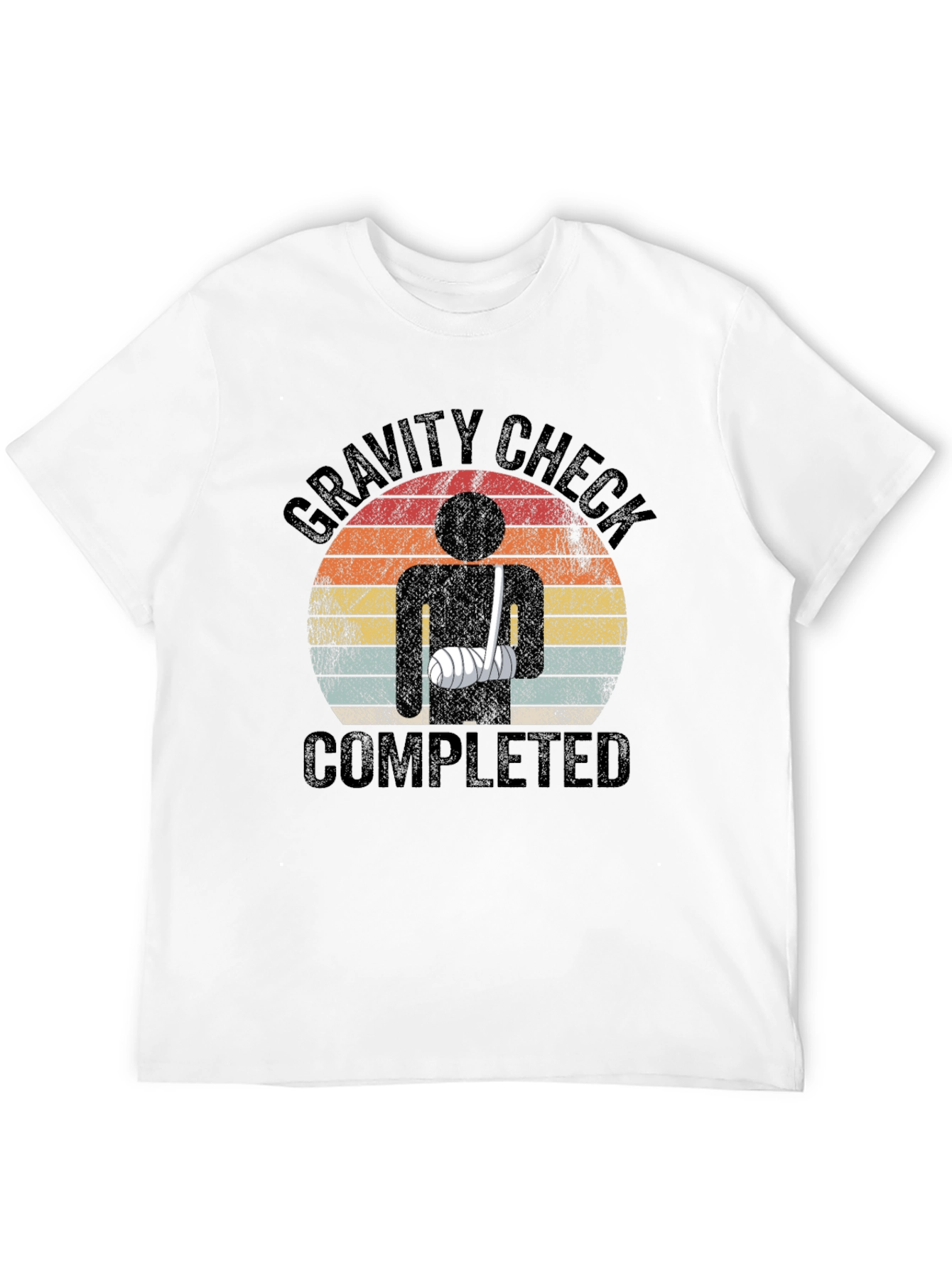 Camiseta Divertida Check Gravity Completed