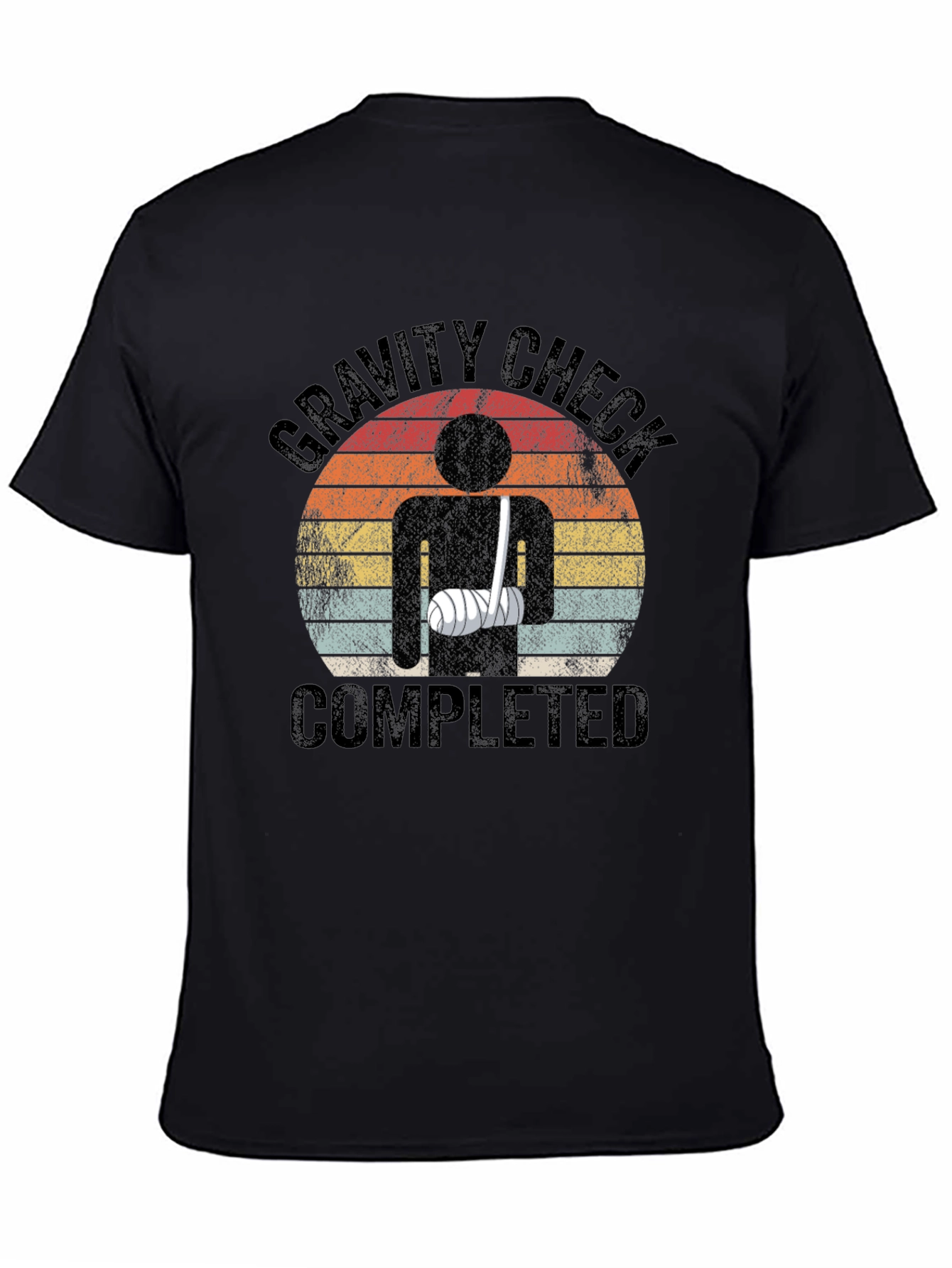Camiseta Divertida Check Gravity Completed