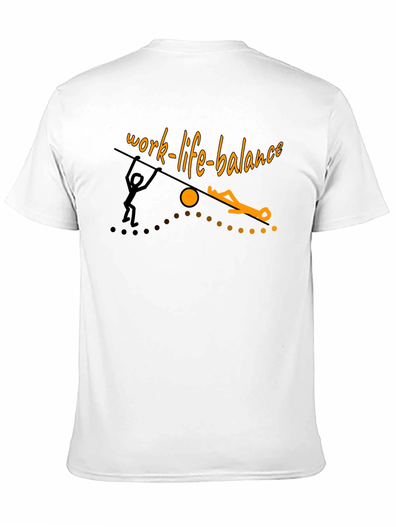 Camiseta Negra: Equilibrio Vida Laboral