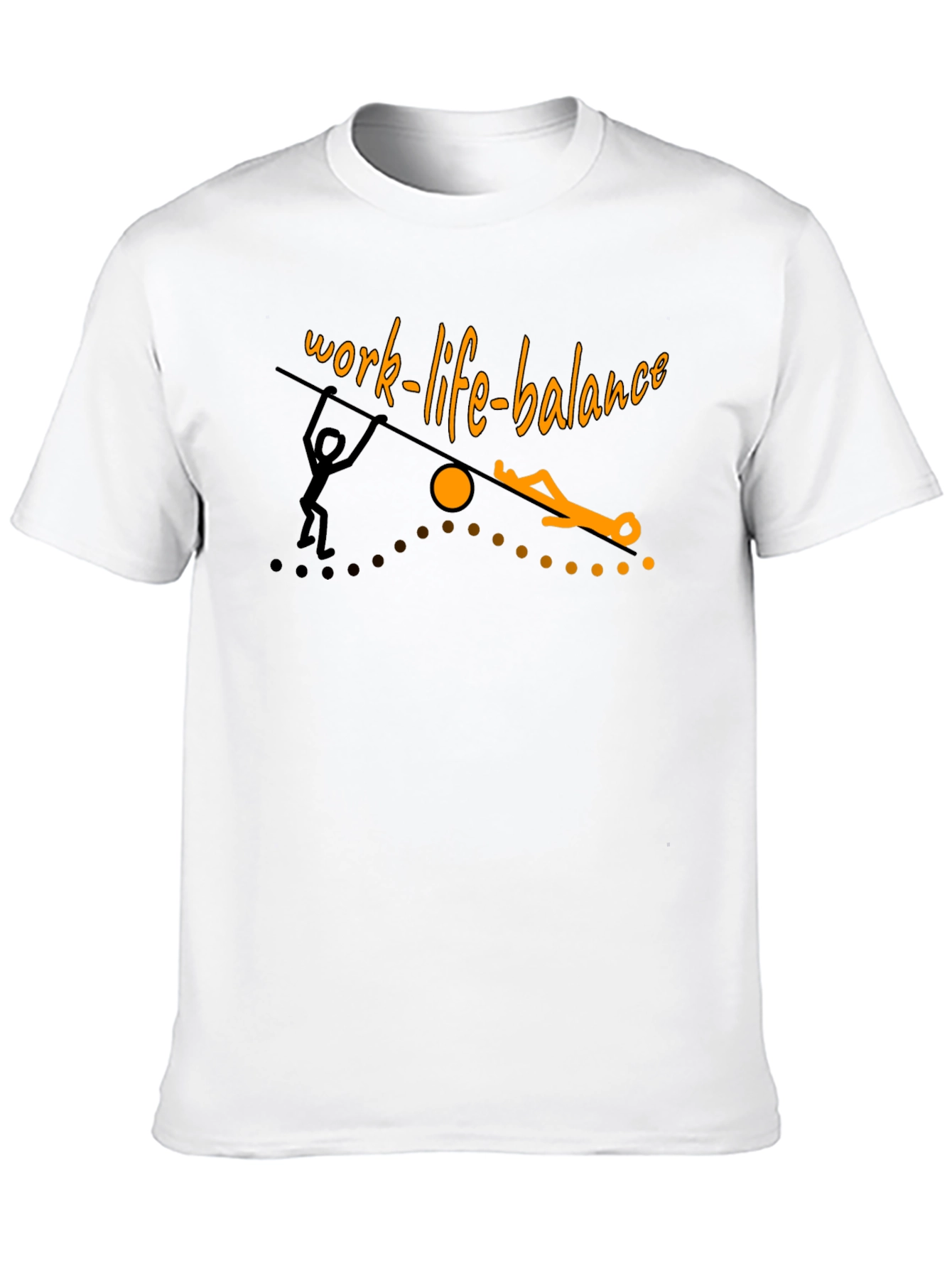 Camiseta Negra: Equilibrio Vida Laboral