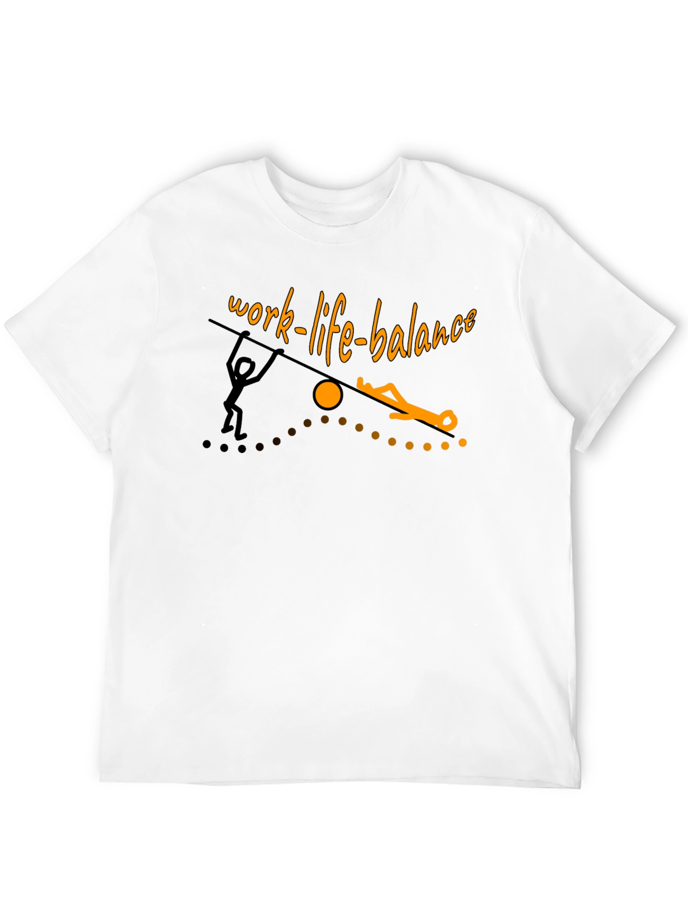 Camiseta Negra: Equilibrio Vida Laboral