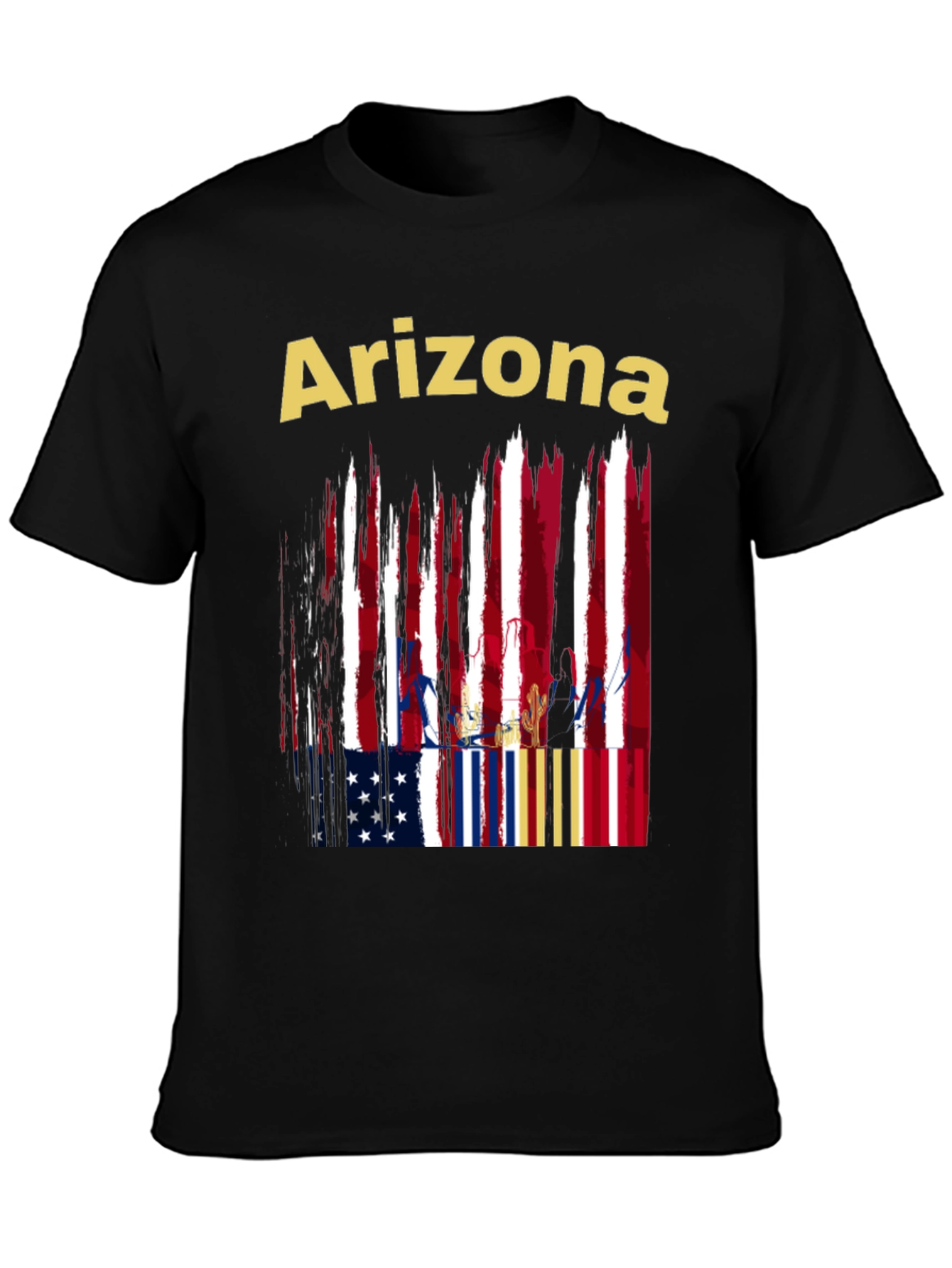 Camiseta Negra Arizona USA