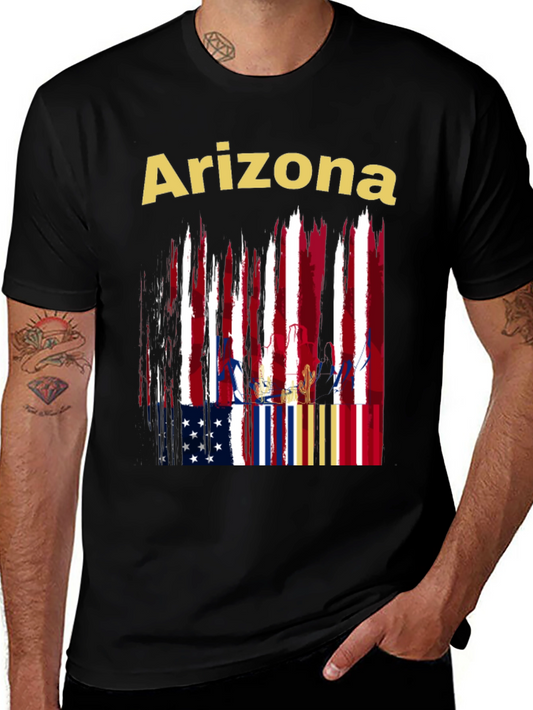 Camiseta Negra Arizona USA