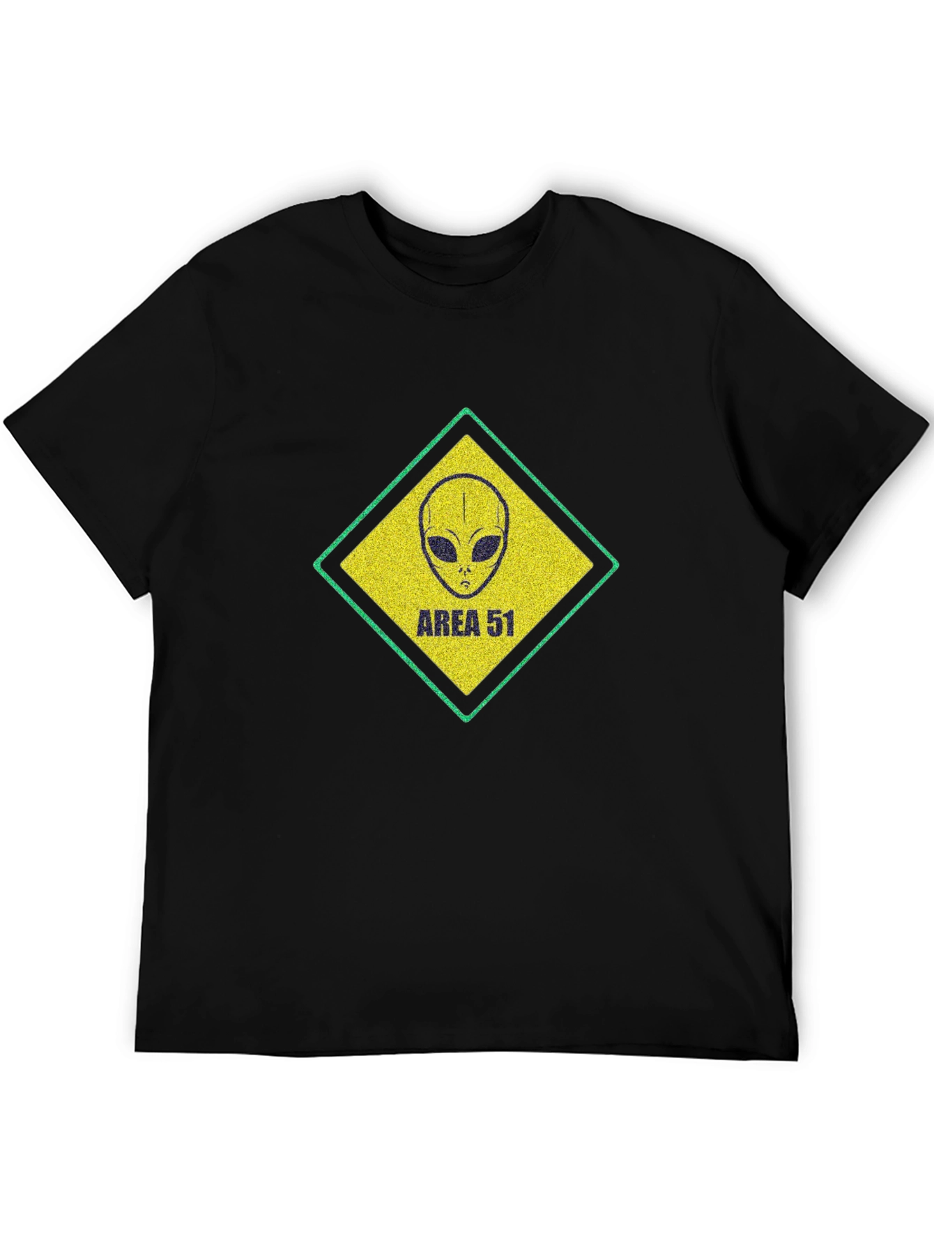 Camiseta Hombre Área 51 Diseño Alienígena