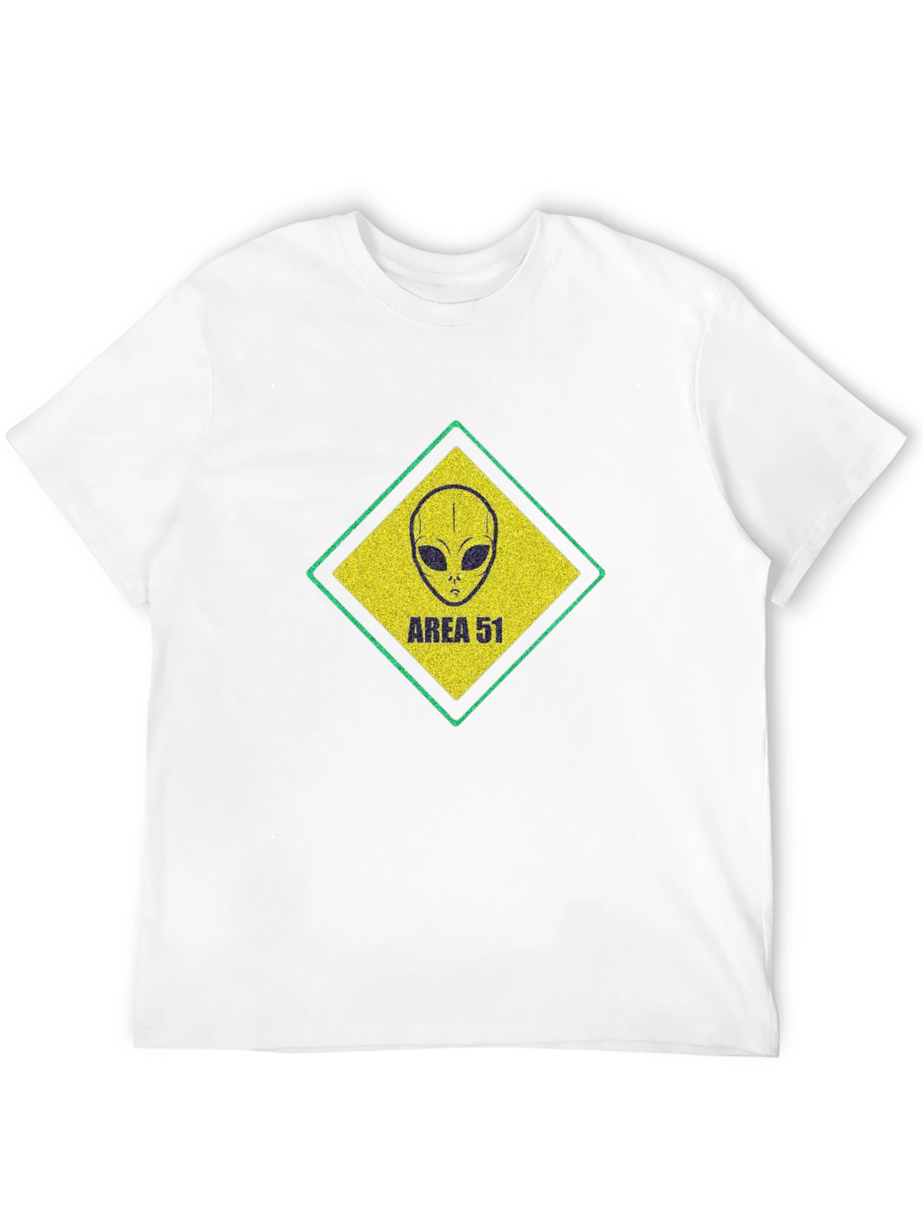 Camiseta Hombre Área 51 Diseño Alienígena