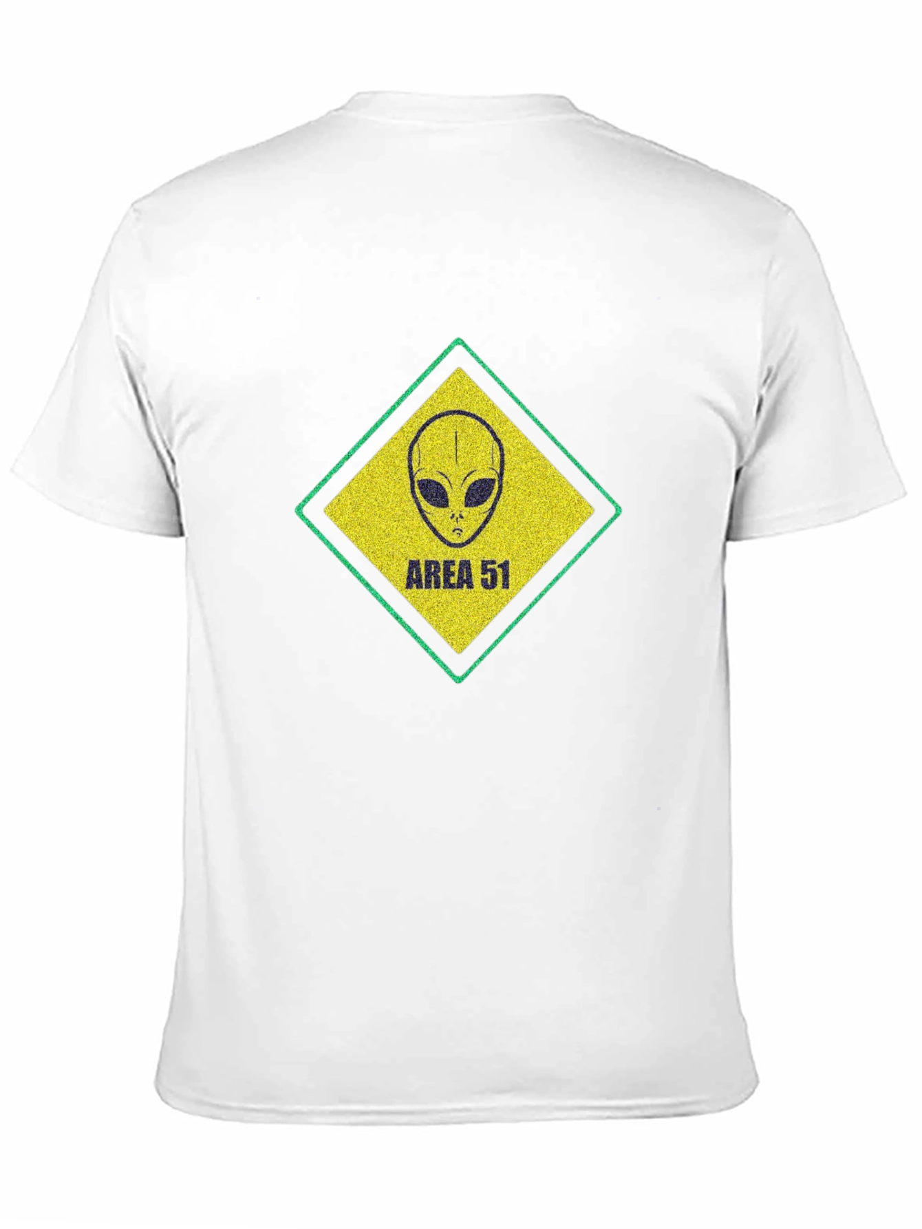 Camiseta Hombre Área 51 Diseño Alienígena