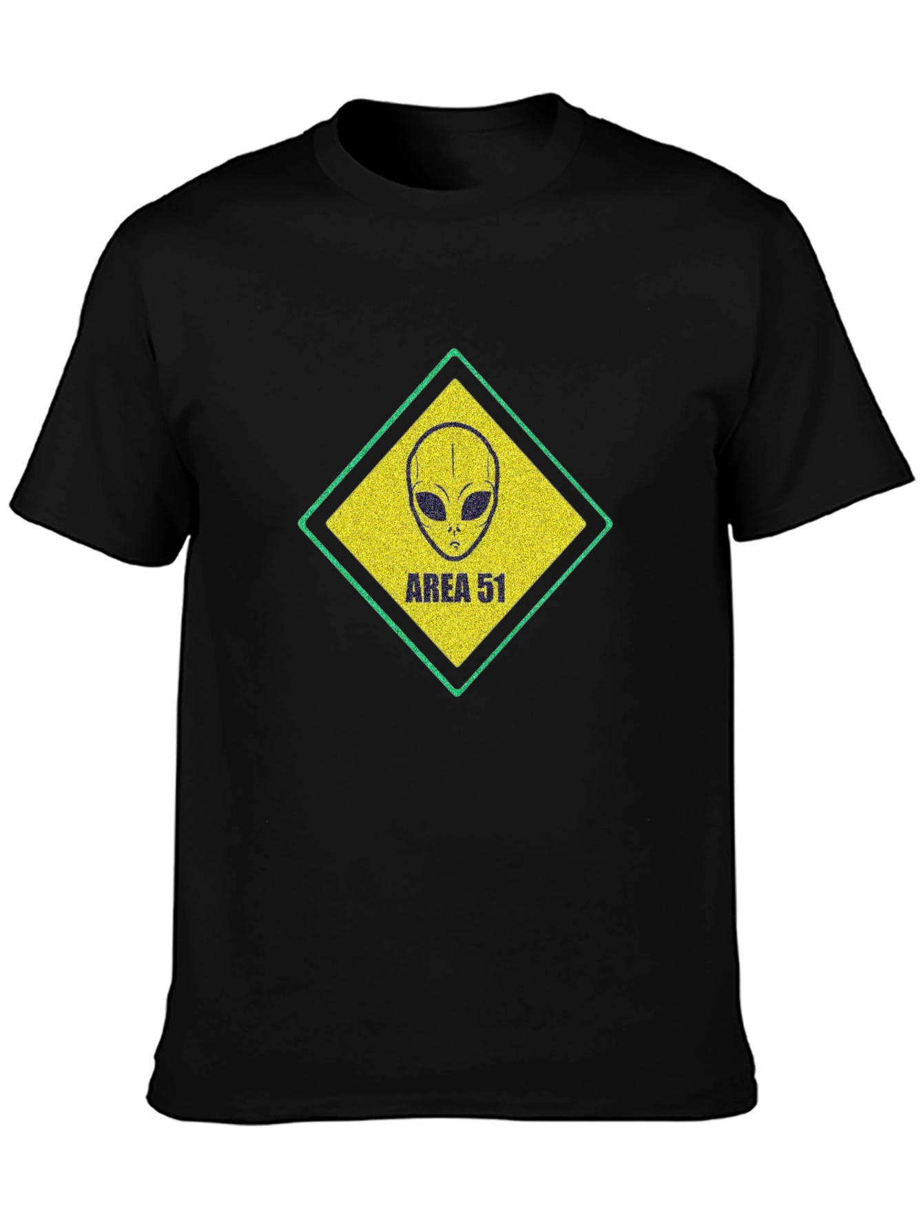Camiseta Hombre Área 51 Diseño Alienígena