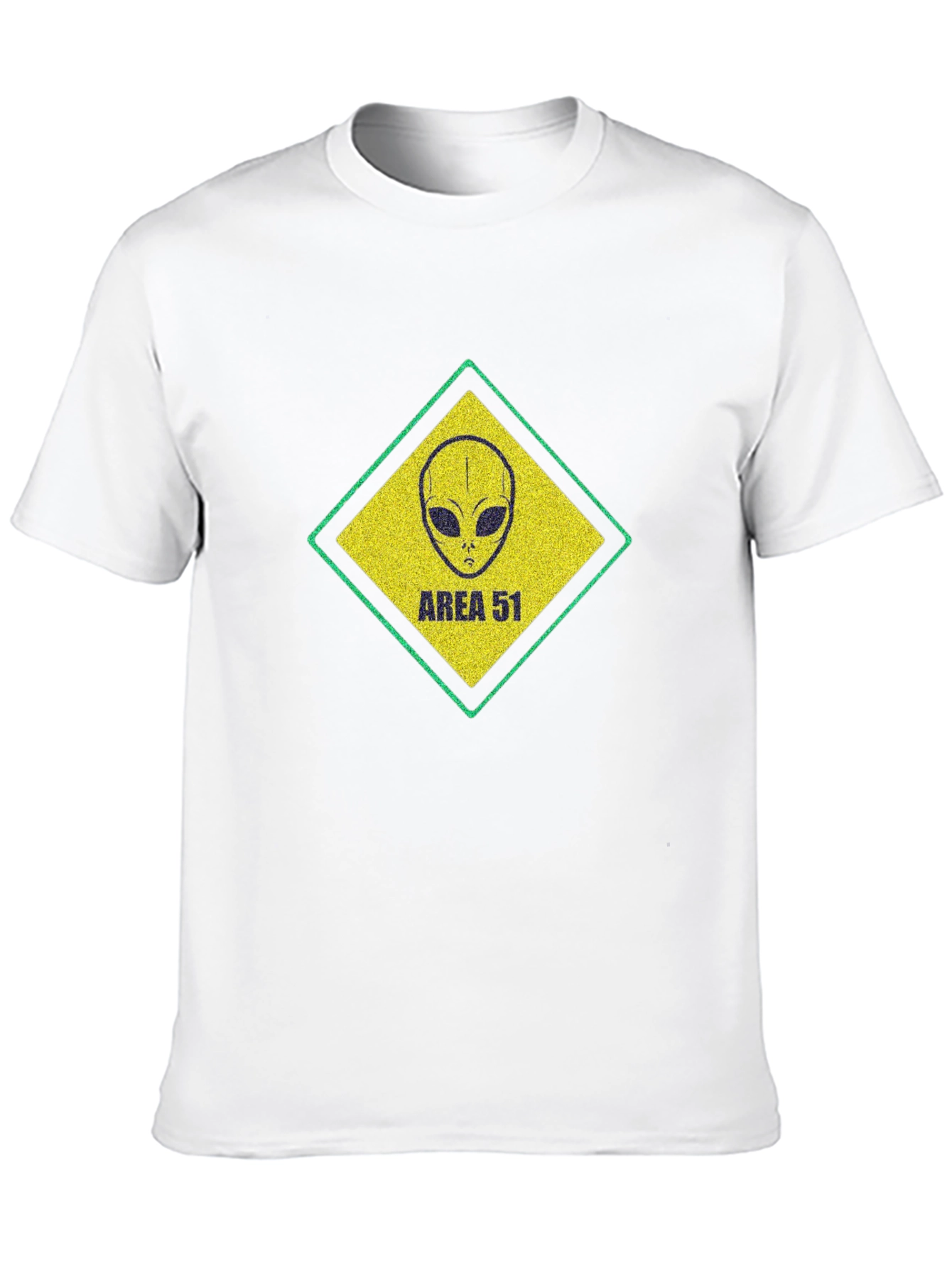 Camiseta Hombre Área 51 Diseño Alienígena