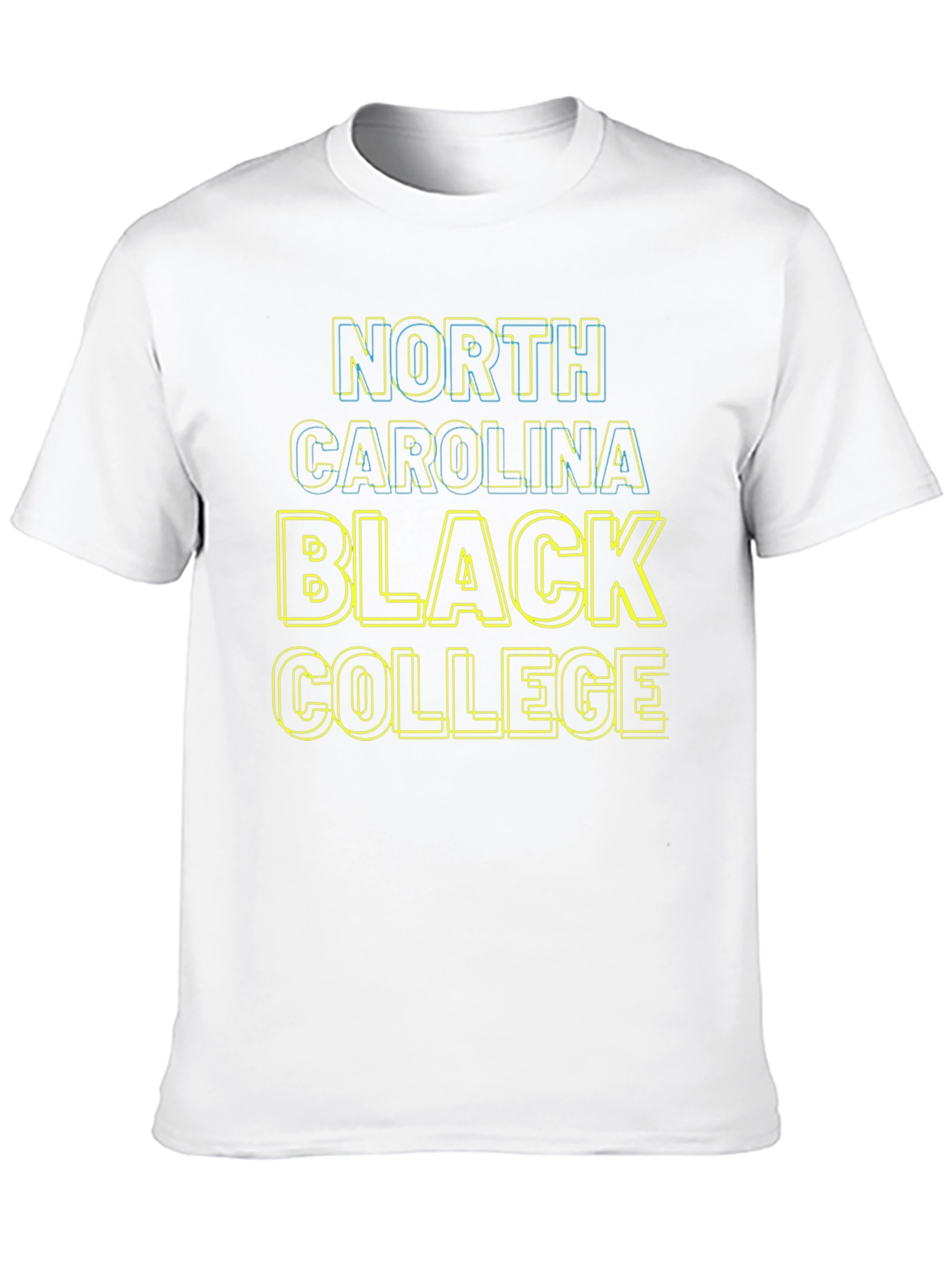 Camiseta North Carolina Black College para hombre