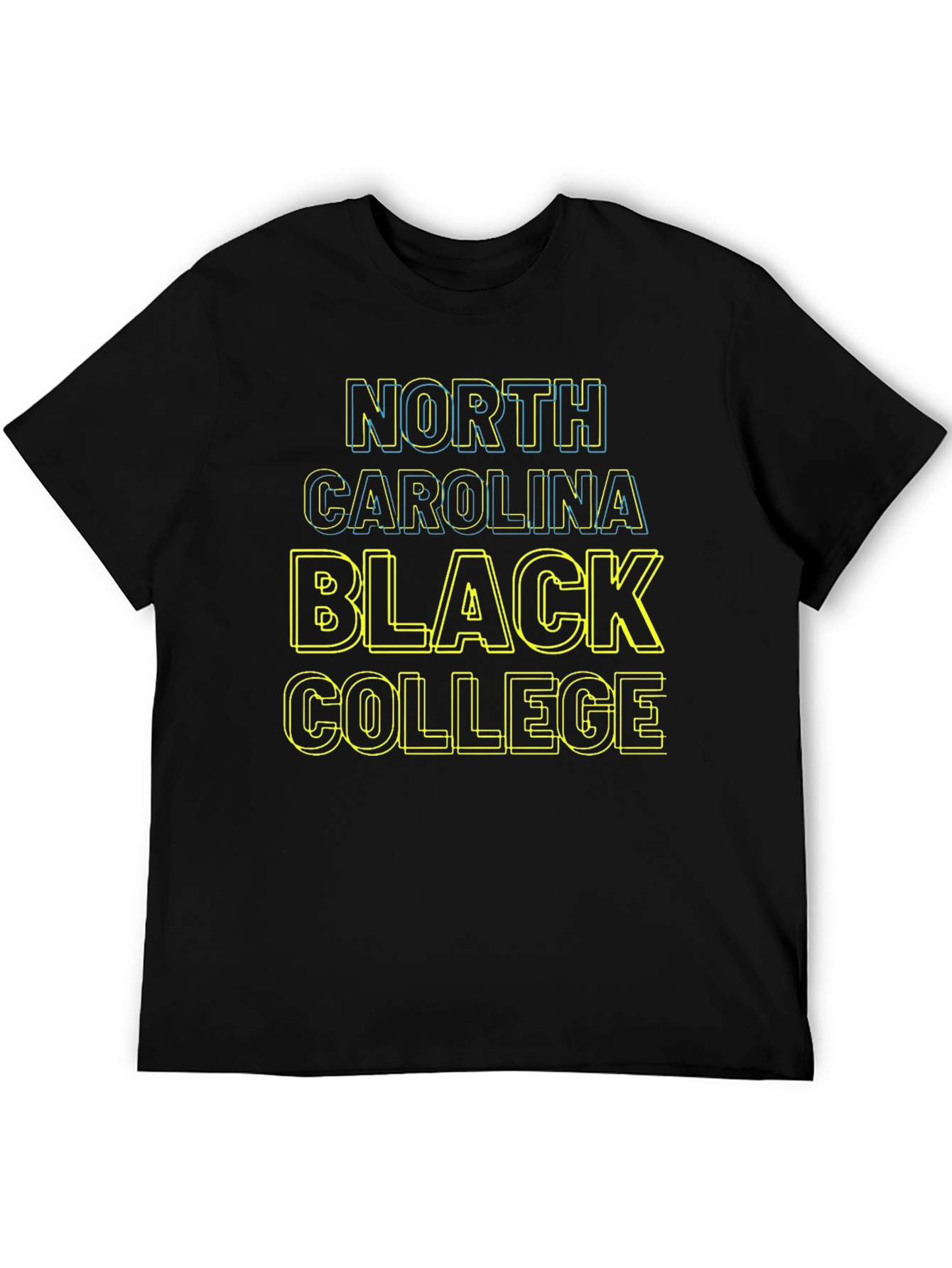 Camiseta North Carolina Black College para hombre