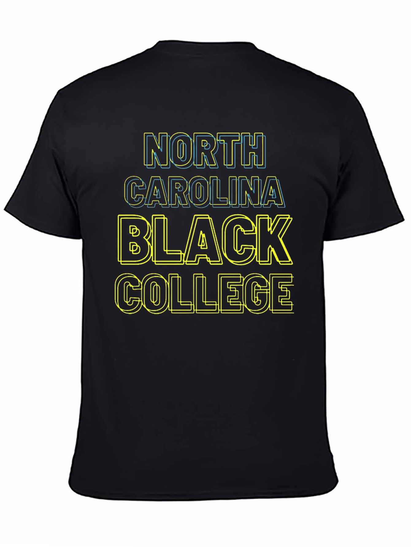 Camiseta North Carolina Black College para hombre
