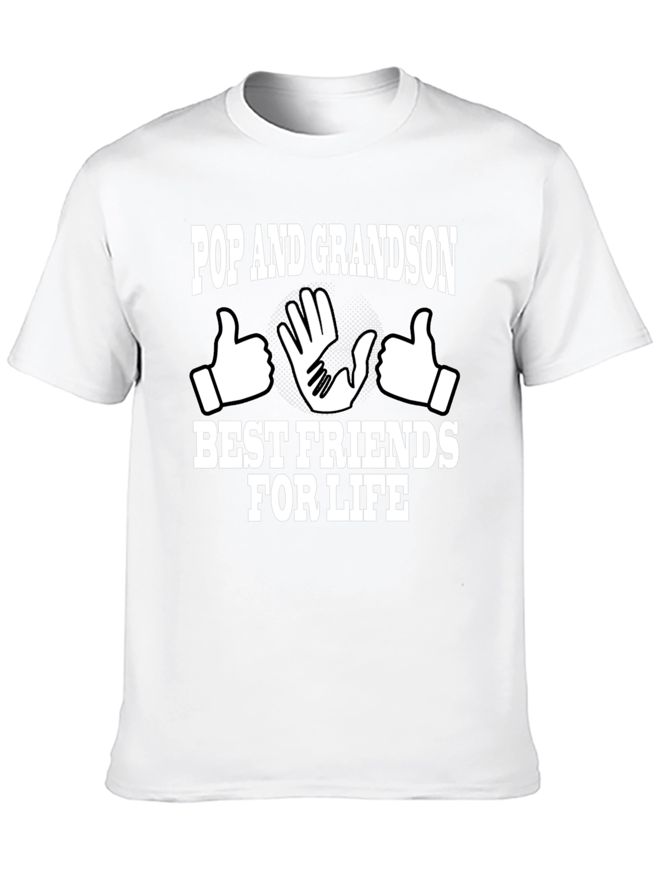 Camiseta Negra Pop and Grandson