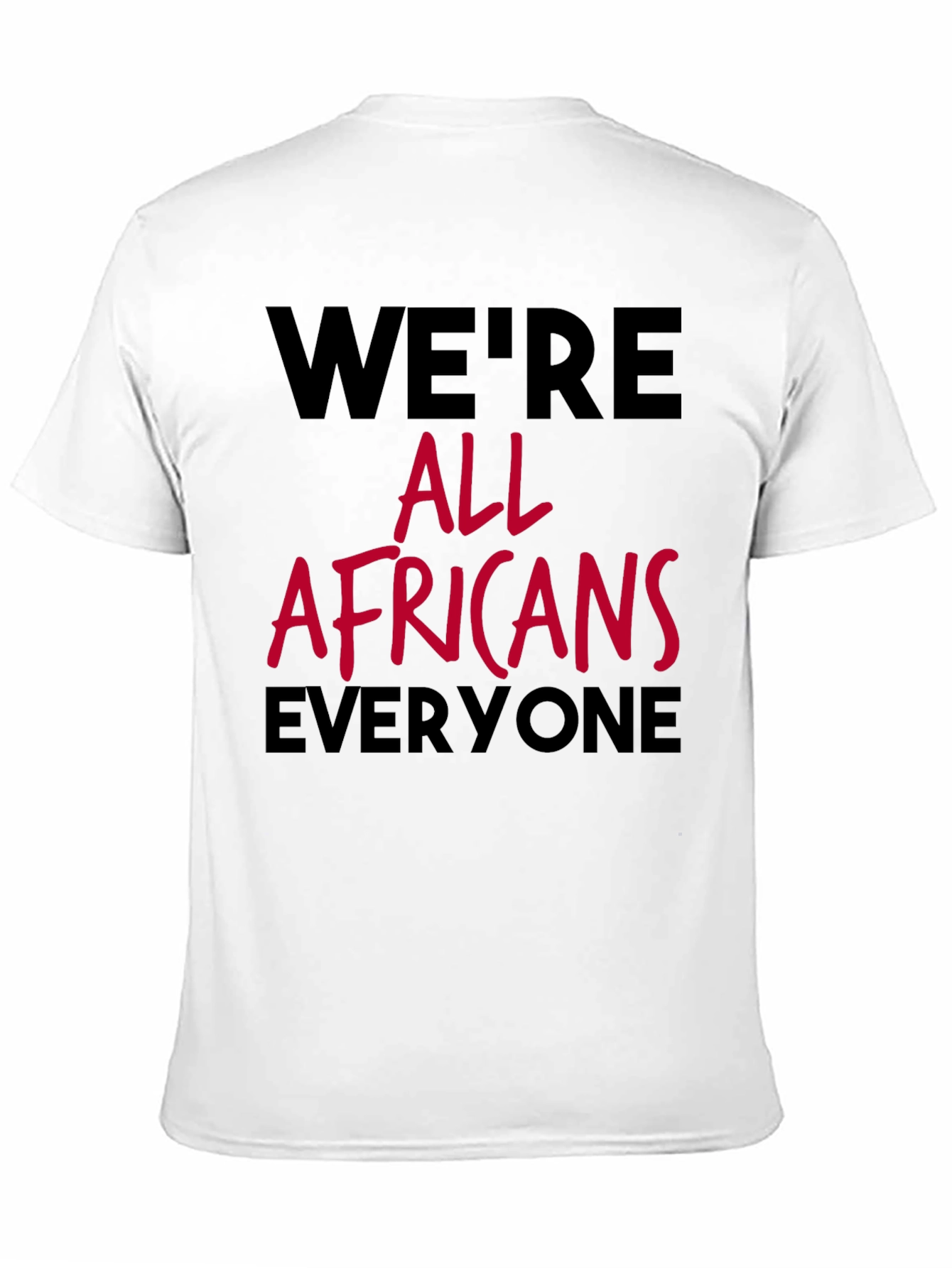 Camiseta Todos Somos Africanos Unisex