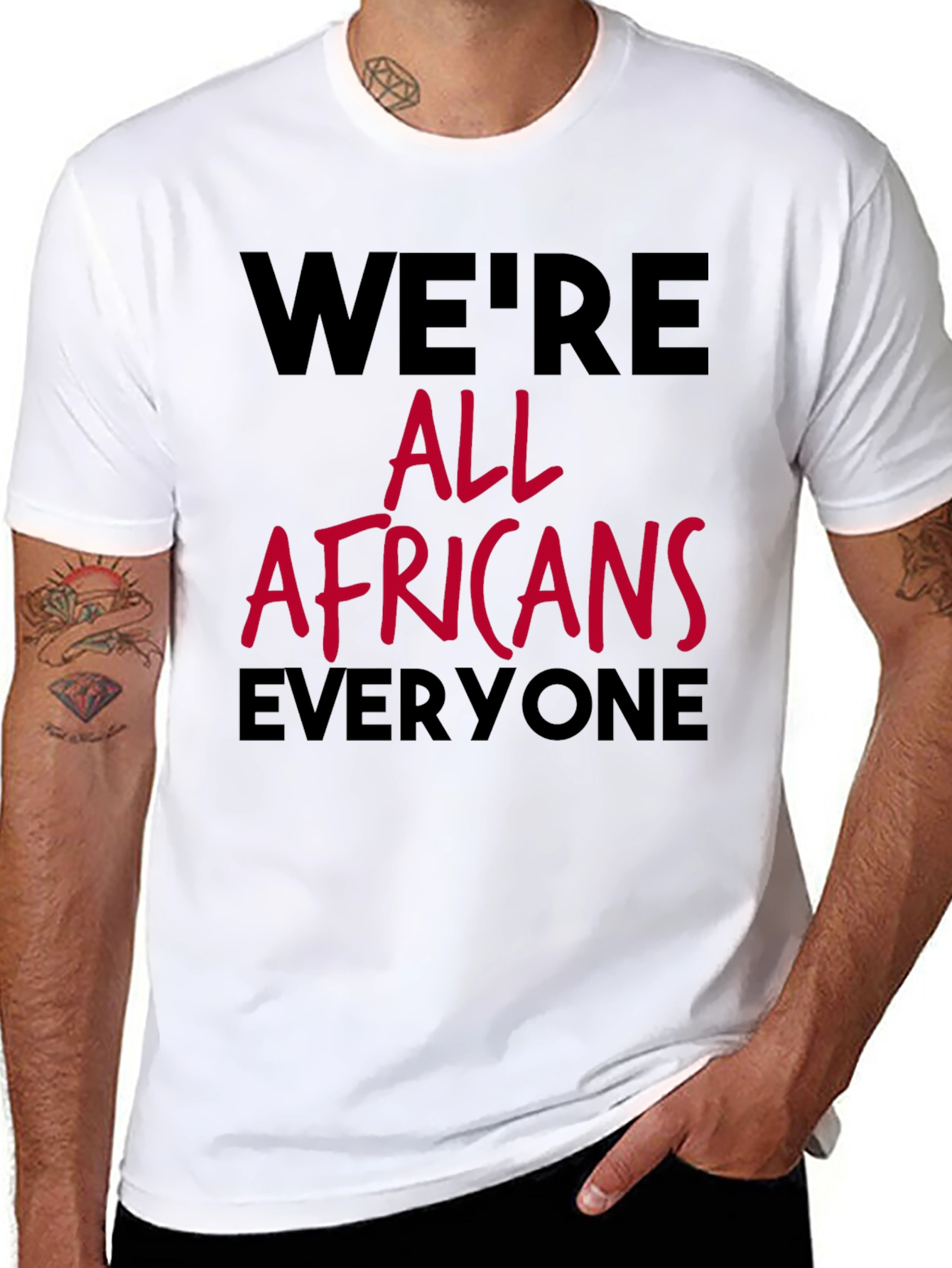 Camiseta Todos Somos Africanos Unisex
