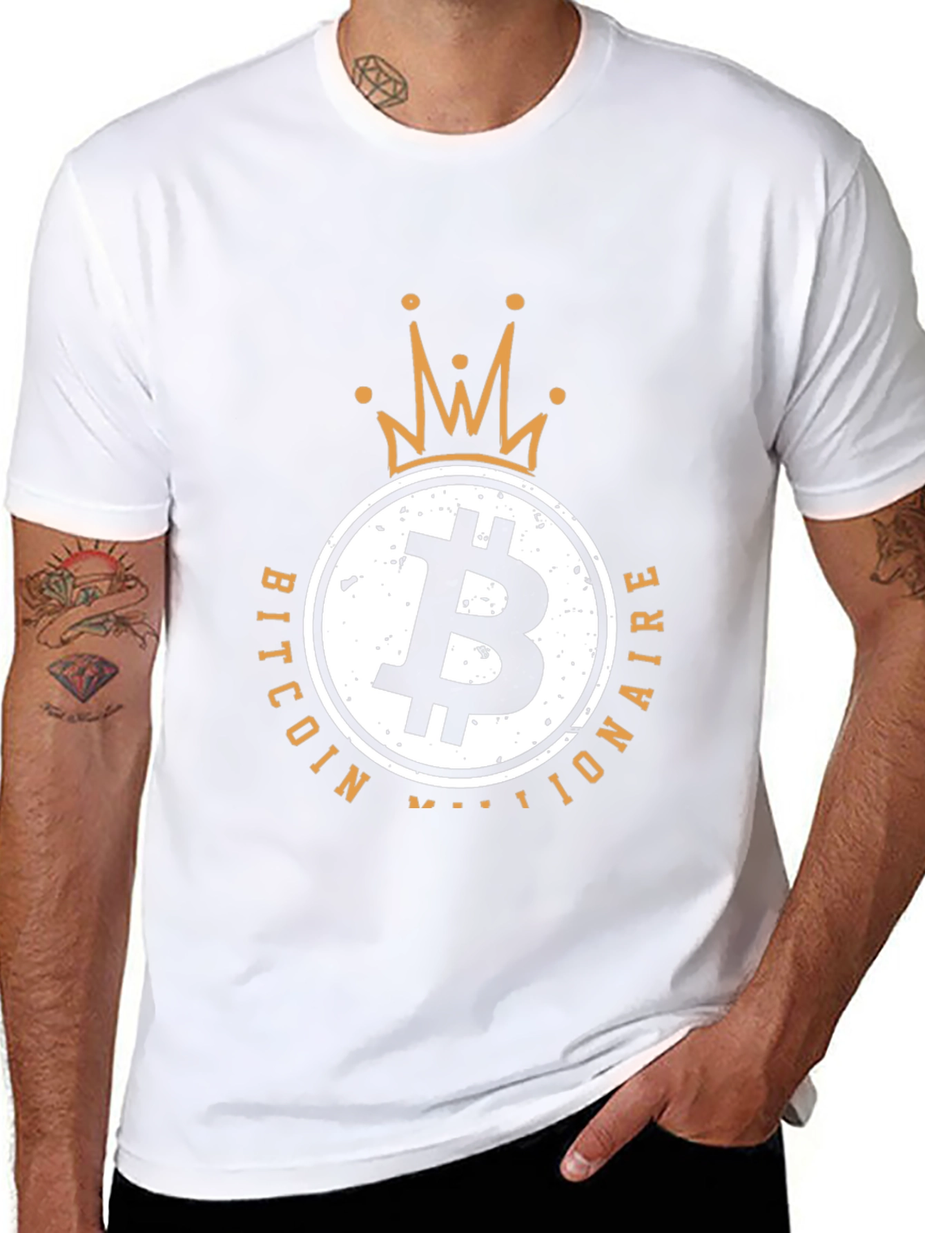 Camiseta Bitcoin Millionaire - Crypto Style