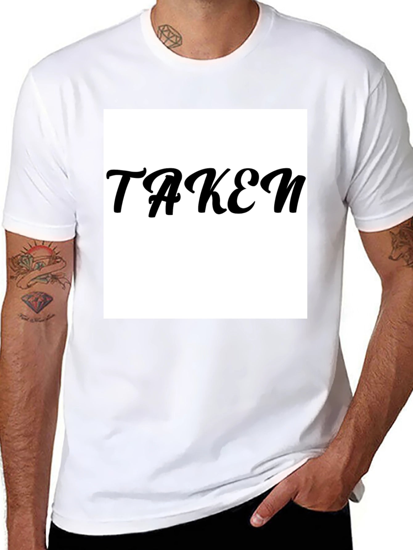 Camiseta Negra Taken - Diseño Original